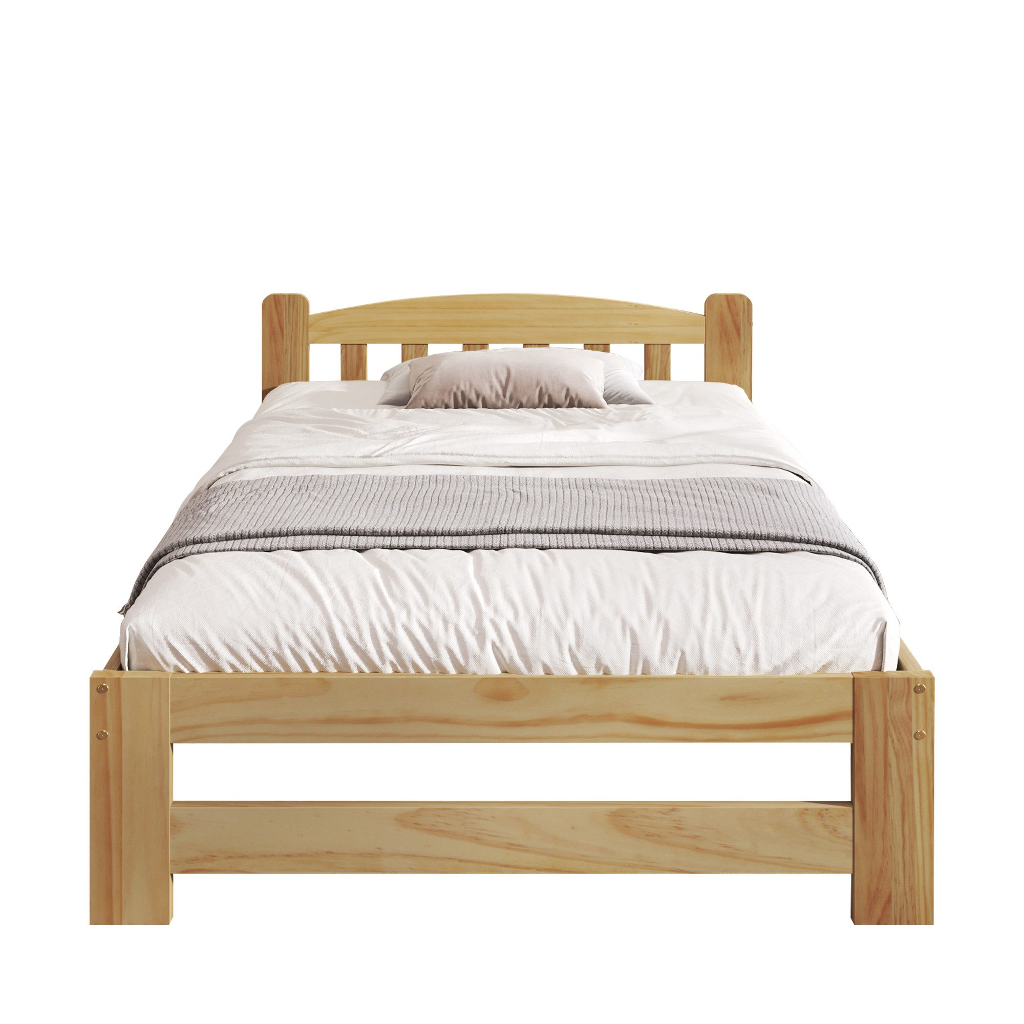 REDOM Massivholzbett Futonbett, Doppelbett Funktionsbett, Gästebett günstig online kaufen