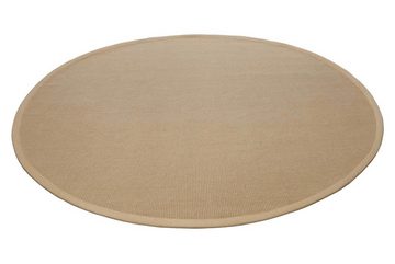 Teppich Hugo one, Wecon home, Höhe: 5 mm, nachhaltig, aus 100% Jute, mit Antirutschbeschichtung, Wohnzimmer