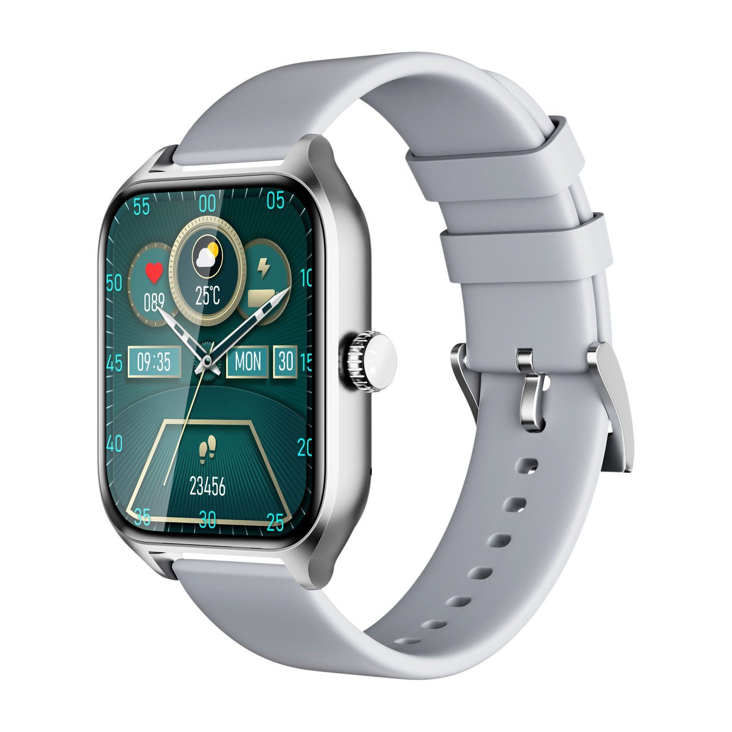 Smartwatch Herren Damen 1,91" HD Fitnessuhr Telefonfunktion Smartwatch