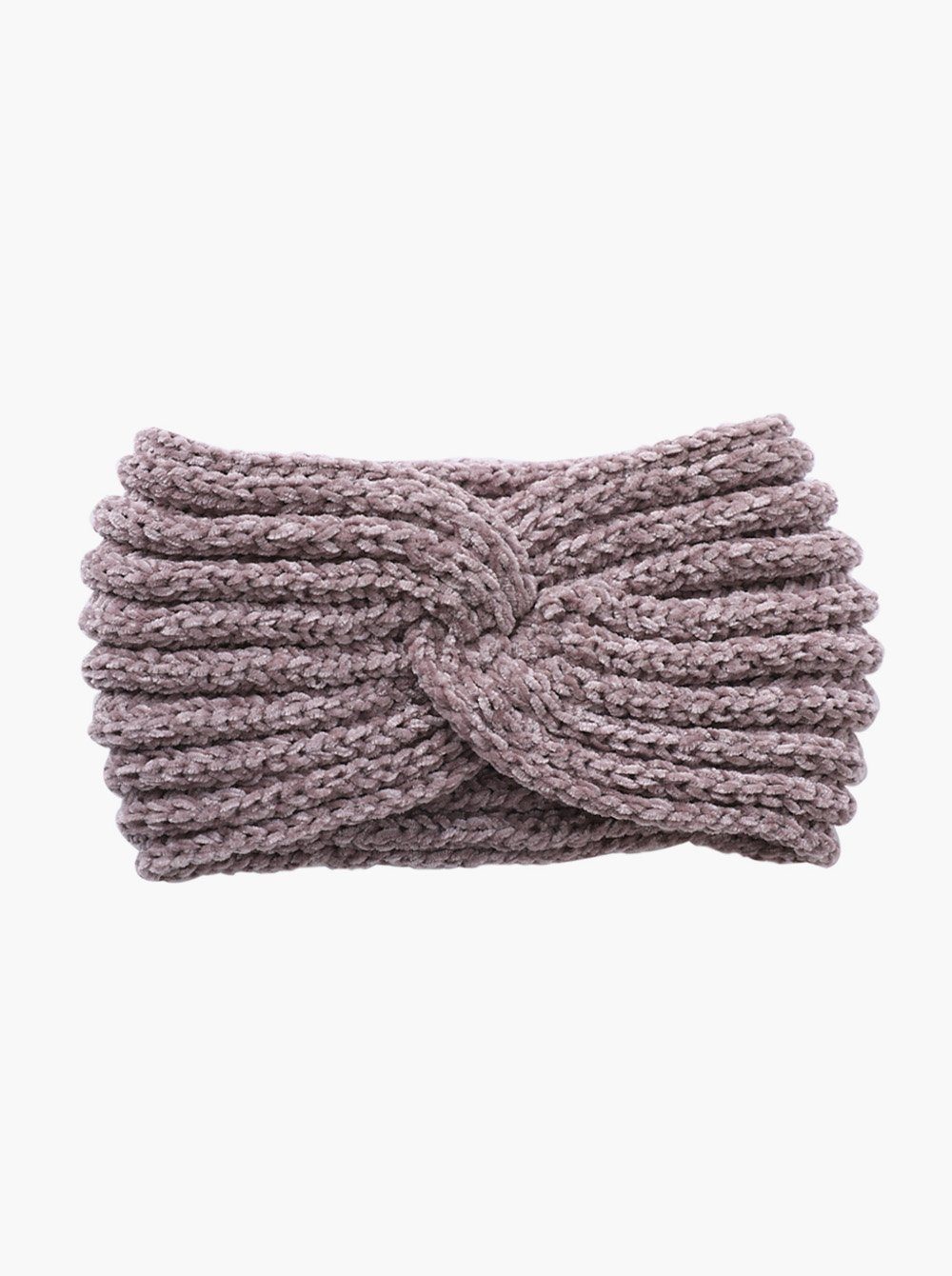 axy Haarband Damen Strick Stirnband mit Twist Knoten HBW3, Strick Winter Stirnband Hairband