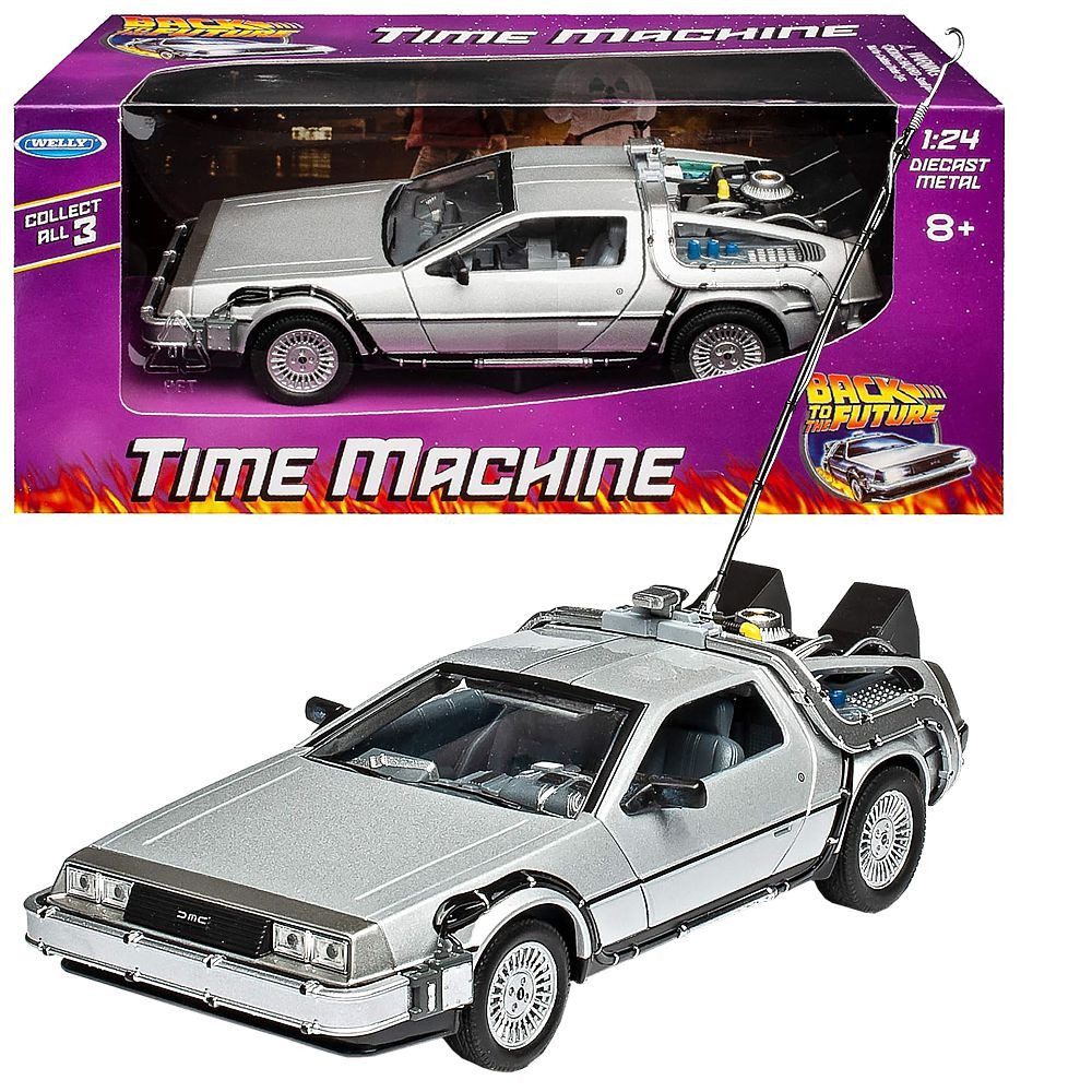 Welly Spielzeug-Auto Auto Delorean DMC Zeitmaschine Zurück in die Zukunft Die-Cast