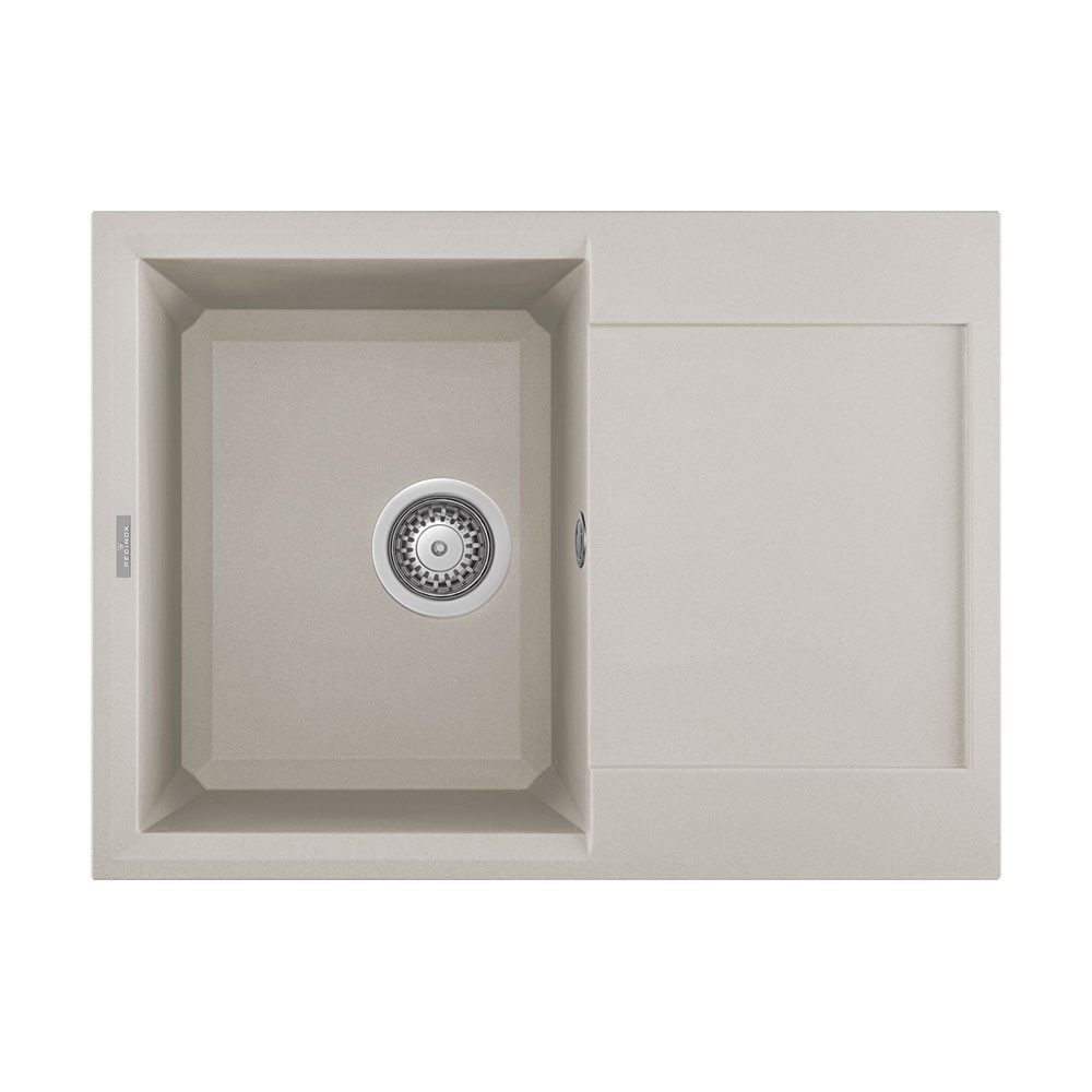 REGINOX Granitspüle Bari 5 Regi-Granite Elite Soft White, 68/500 cm
