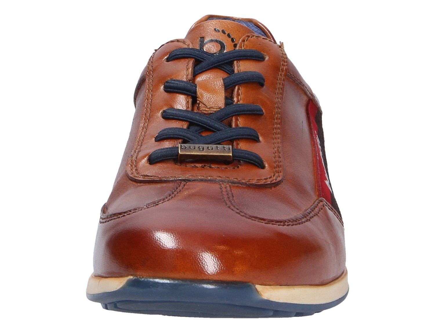 Schnitt Cognac Modischer bugatti Sneaker