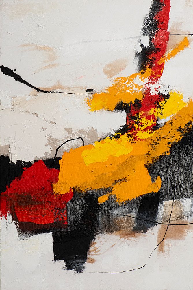 ArtUniverse Gemälde Colours of Joy 80 x 120 cm, Abstrakt