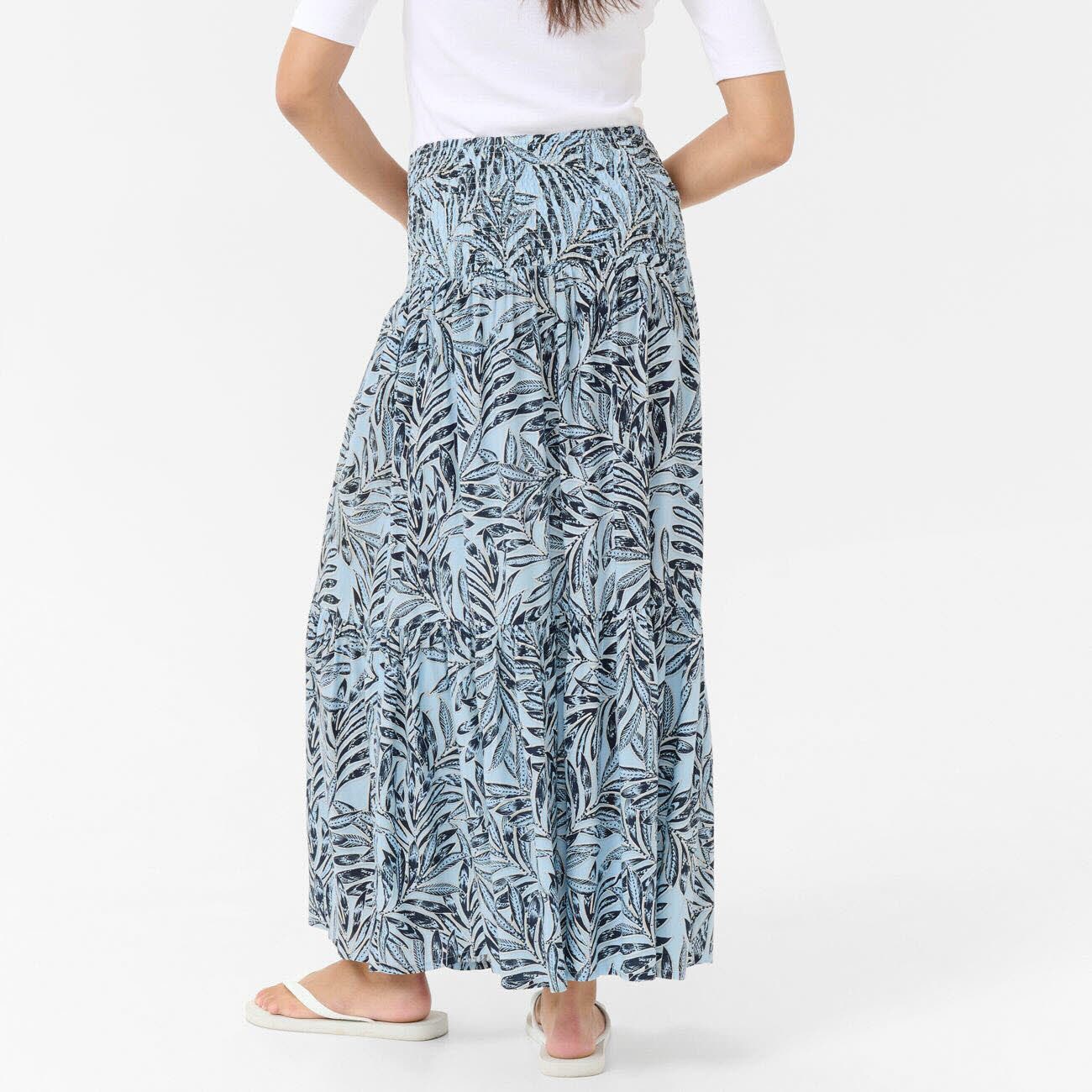 KAFFE A-Linien-Rock KAmaxi Smock Skirt