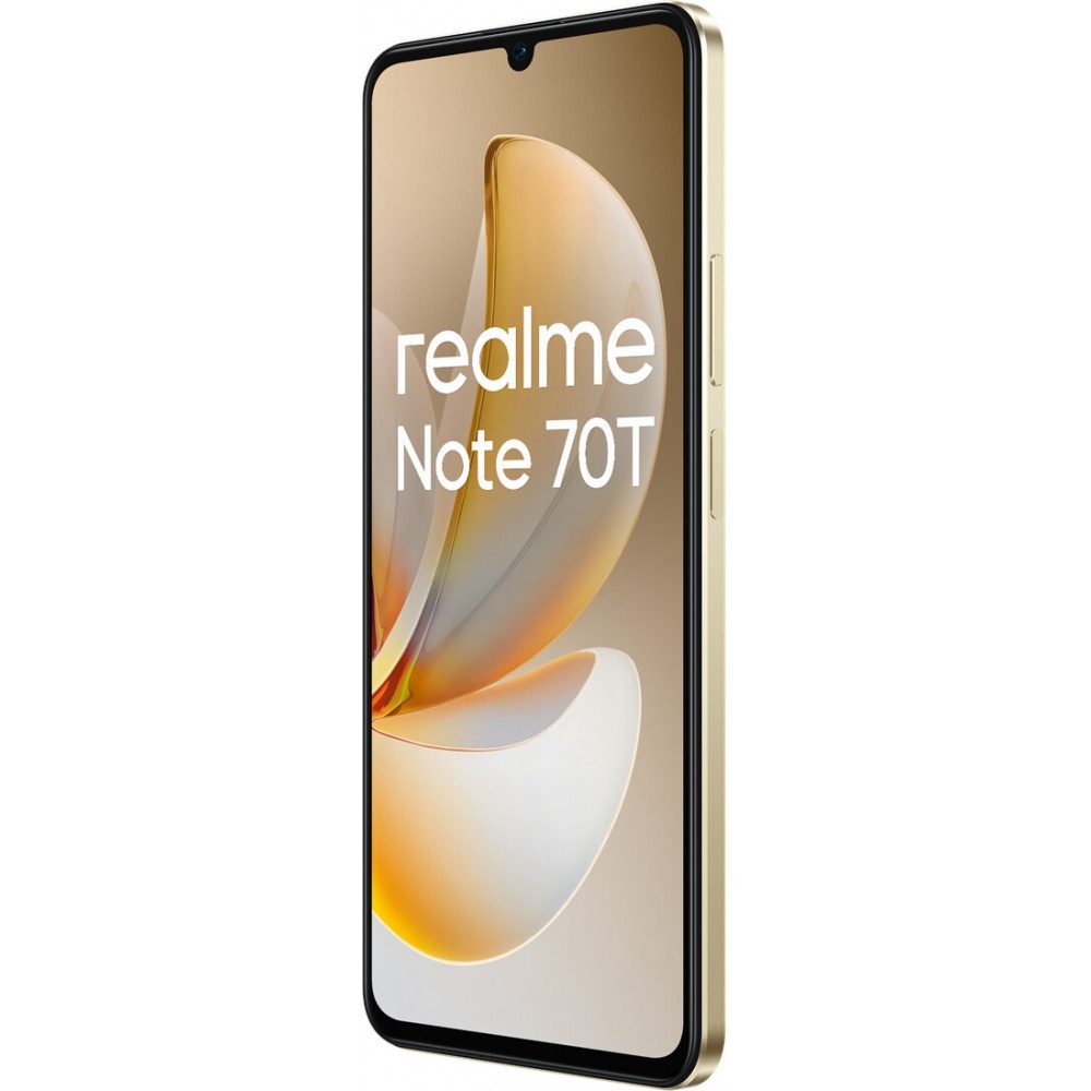 Realme Note 70T 128 GB / 4 GB - Smartphone - gold Smartphone (6,74 Zoll)