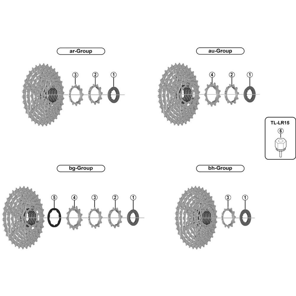 Zahnkranz SHIMANO Ritzel für CS-HG400 CS-HG400 11Z. 11-32 11-28 integrierter Dis