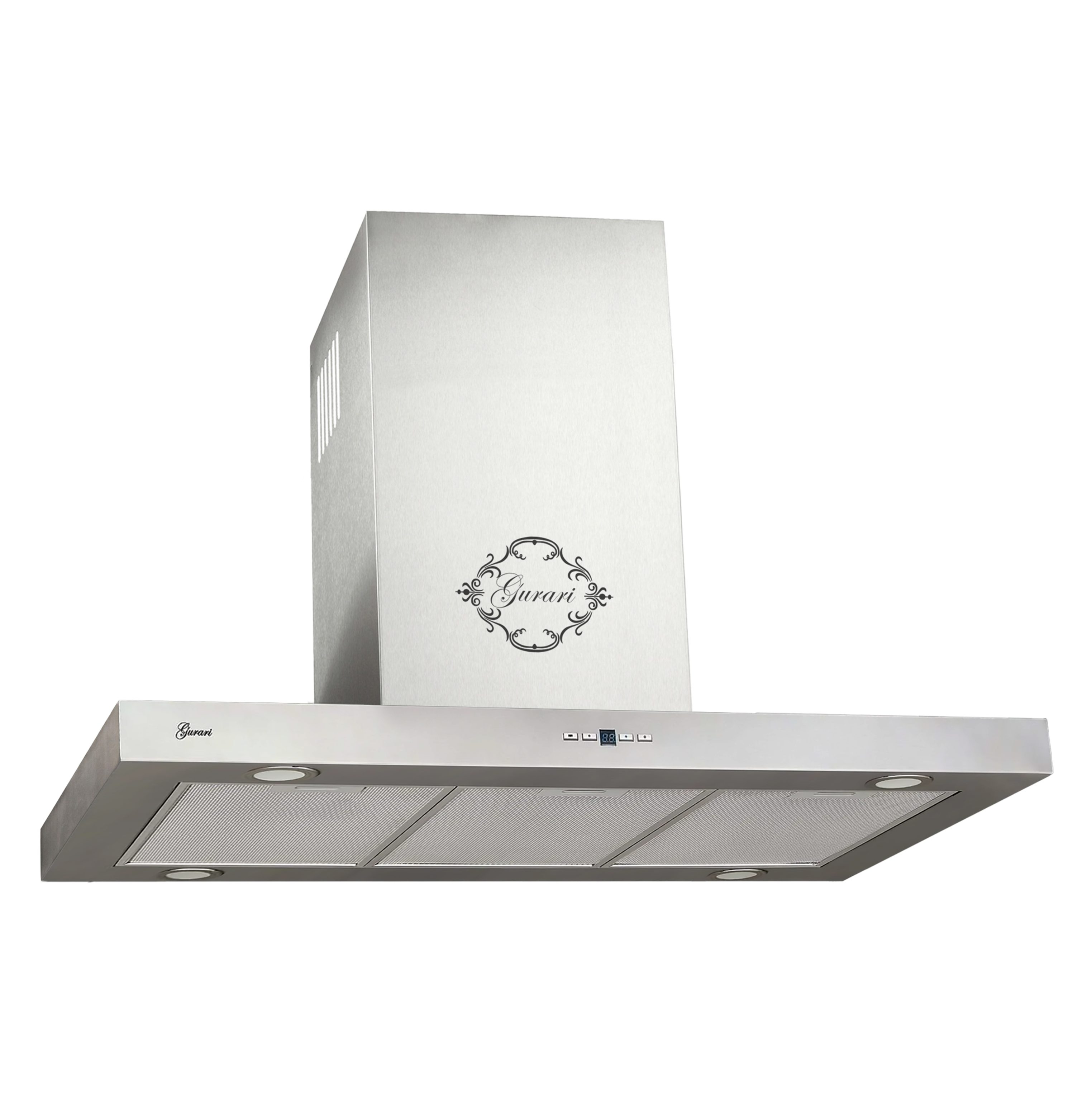 GURARI Inselhaube GCH I 431 IS PRIME N Insel Dunstabzugshaube Edelstahl 1000m³/h Serie Freihängend Dunstabzugshaube 90 cm, 1000m³/h Motor GCH I 431 IS PRIME N Insel Dunstabzugshaube Edelstahl 1000m³/h, Insel Dunstabzugshaube aus Edelstahl mit Fernbedienung