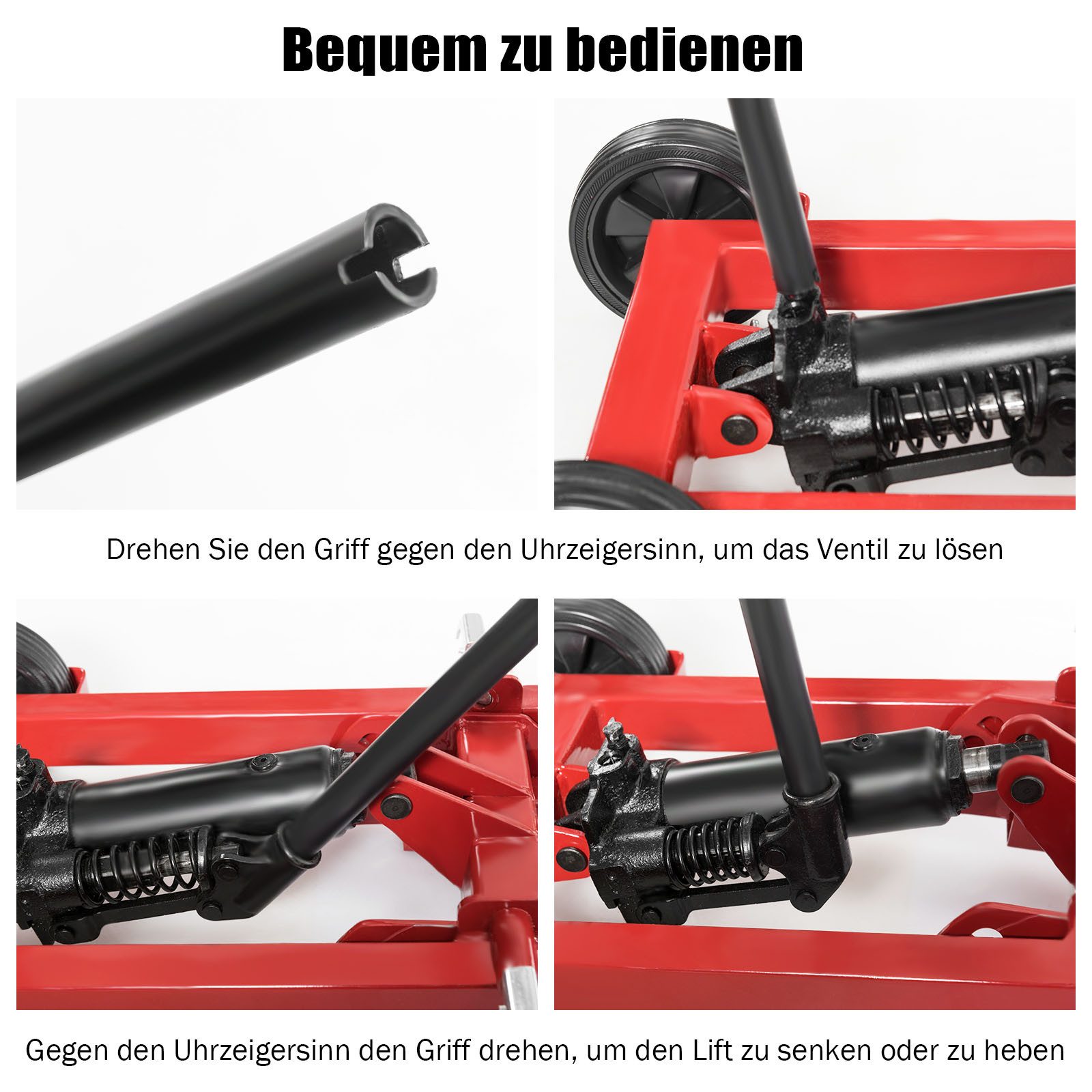 KOMFOTTEU Rasentraktor, mit verstellbare Höhen, für Aufsitzmäher, Rasenmäher
