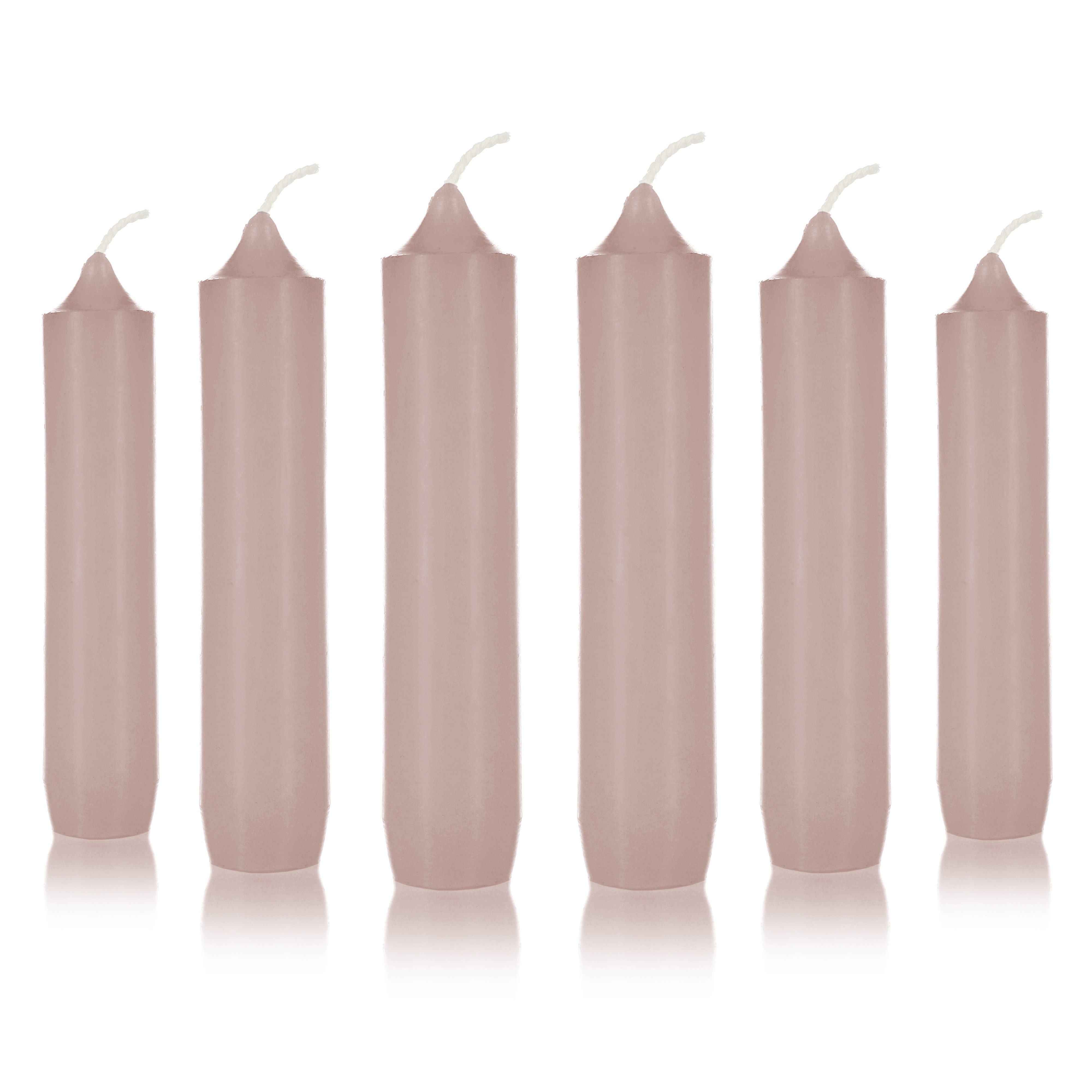 Nordstern Spitzkerze Stabkerzen 11 x 2,2 cm (Set, 6er), Ideale Tisch Deko für Hochzeit oder Weihnachten