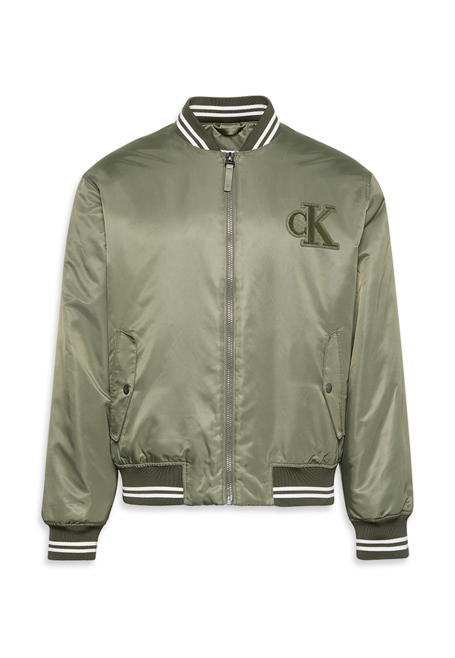 Calvin Klein Jeans Collegejacke LS JEANS TIPPED HERO BOMBER Mit Rundhalsausschnitt, regular fit
