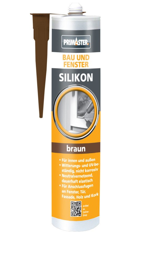 Primaster Silikon Primaster Bau und Fenster Silikon braun 310 ml günstig online kaufen