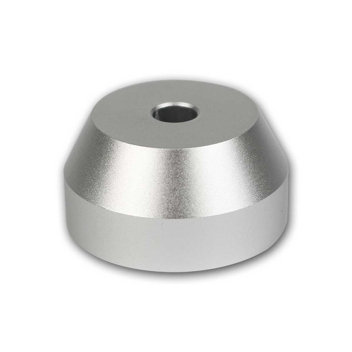 Dynavox Schallplattengewicht Aluminium Single-Puck ASP1, Plattenadapter