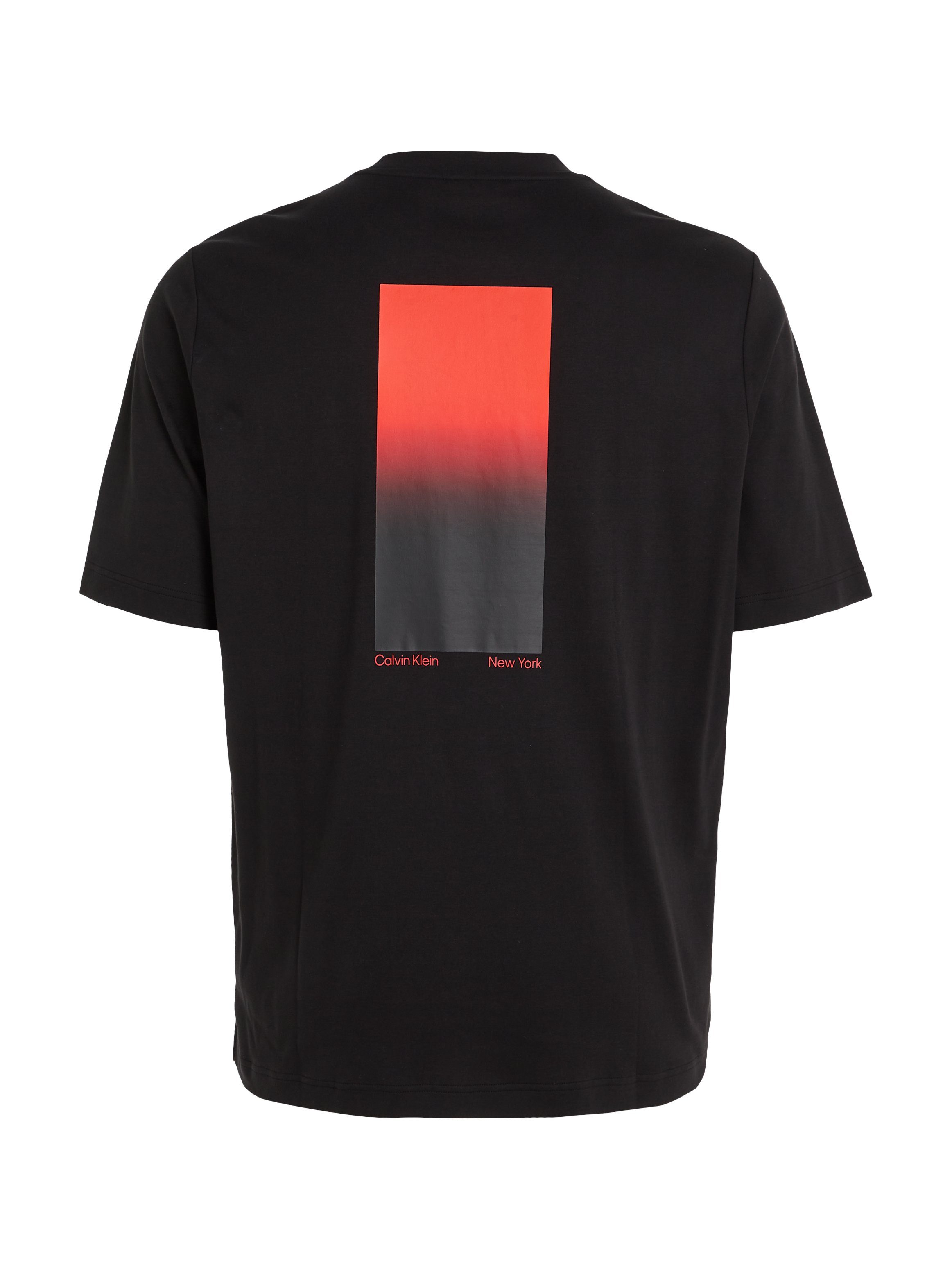T-Shirt Calvin T-SHIRT Big&Tall BACK PRINT BT-OMBRE Klein