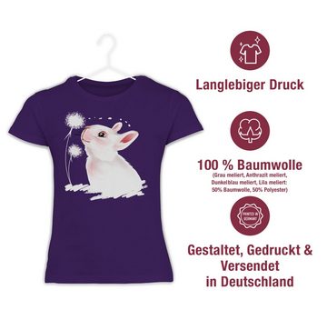 Shirtracer T-Shirt Hase mit Pusteblume Geschenk Ostern