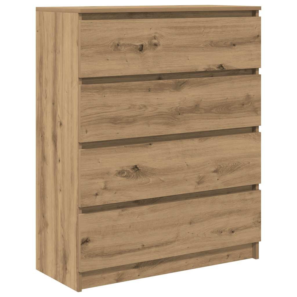 vidaXL Sideboard Sideboard Artisan-Eiche 80x35x99 cm Holzwerkstoff (1 St)