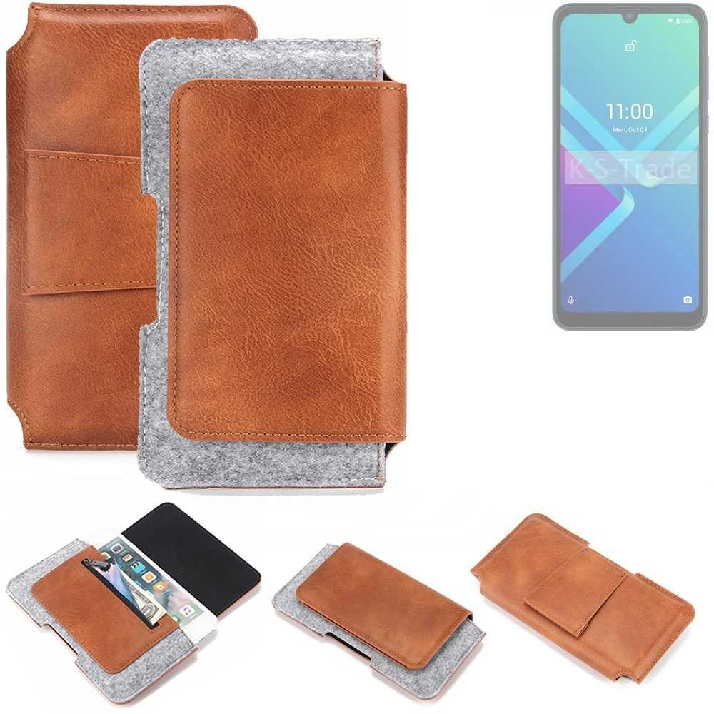 K-S-Trade Handyhülle für Wiko Y82, Handyhülle Schutzhülle Gürteltasche Holster Gürtel Tasche