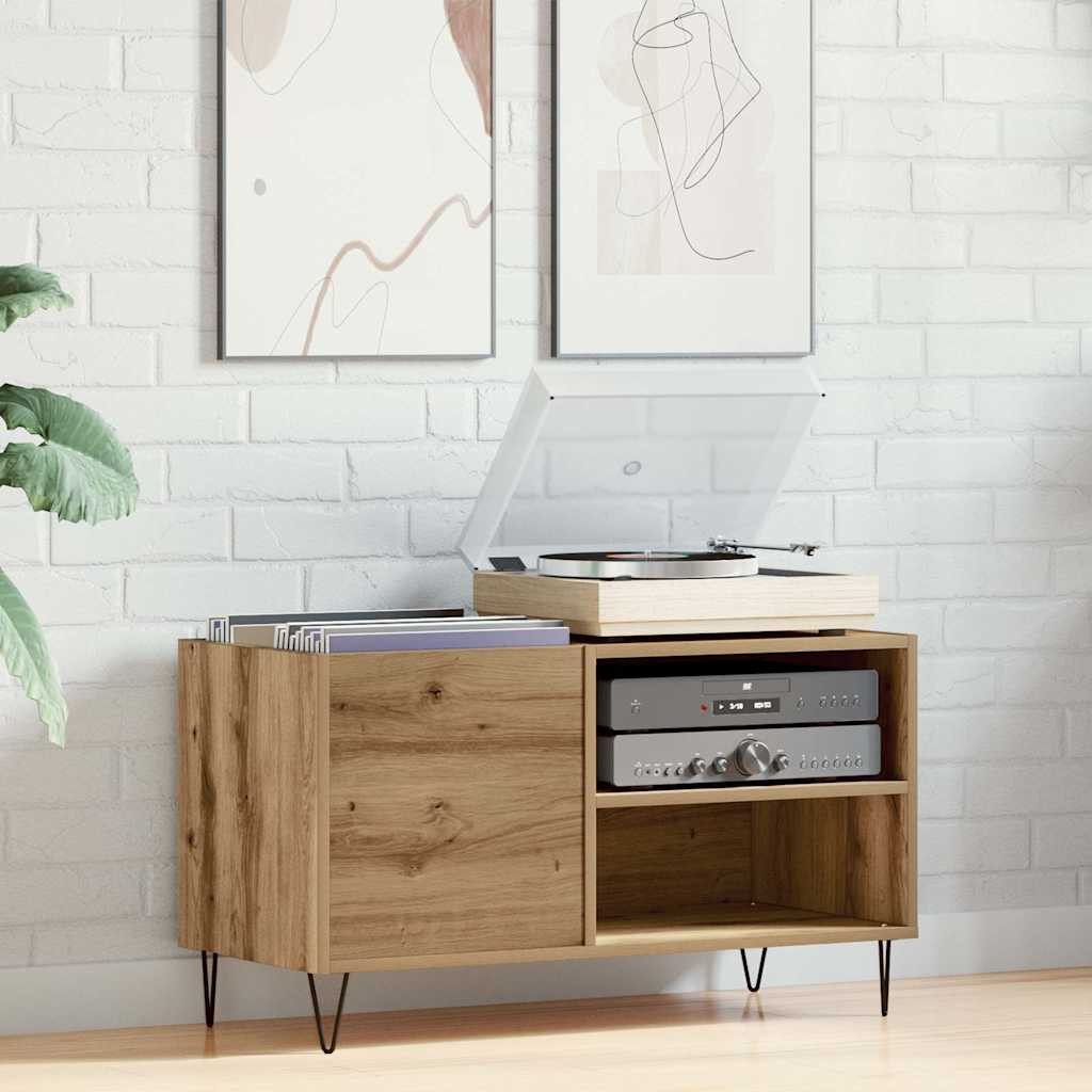 vidaXL Lowboard Plattenschrank Artisan-Eiche 84,5x38x48 cm Holzwerkstoff (1 St)