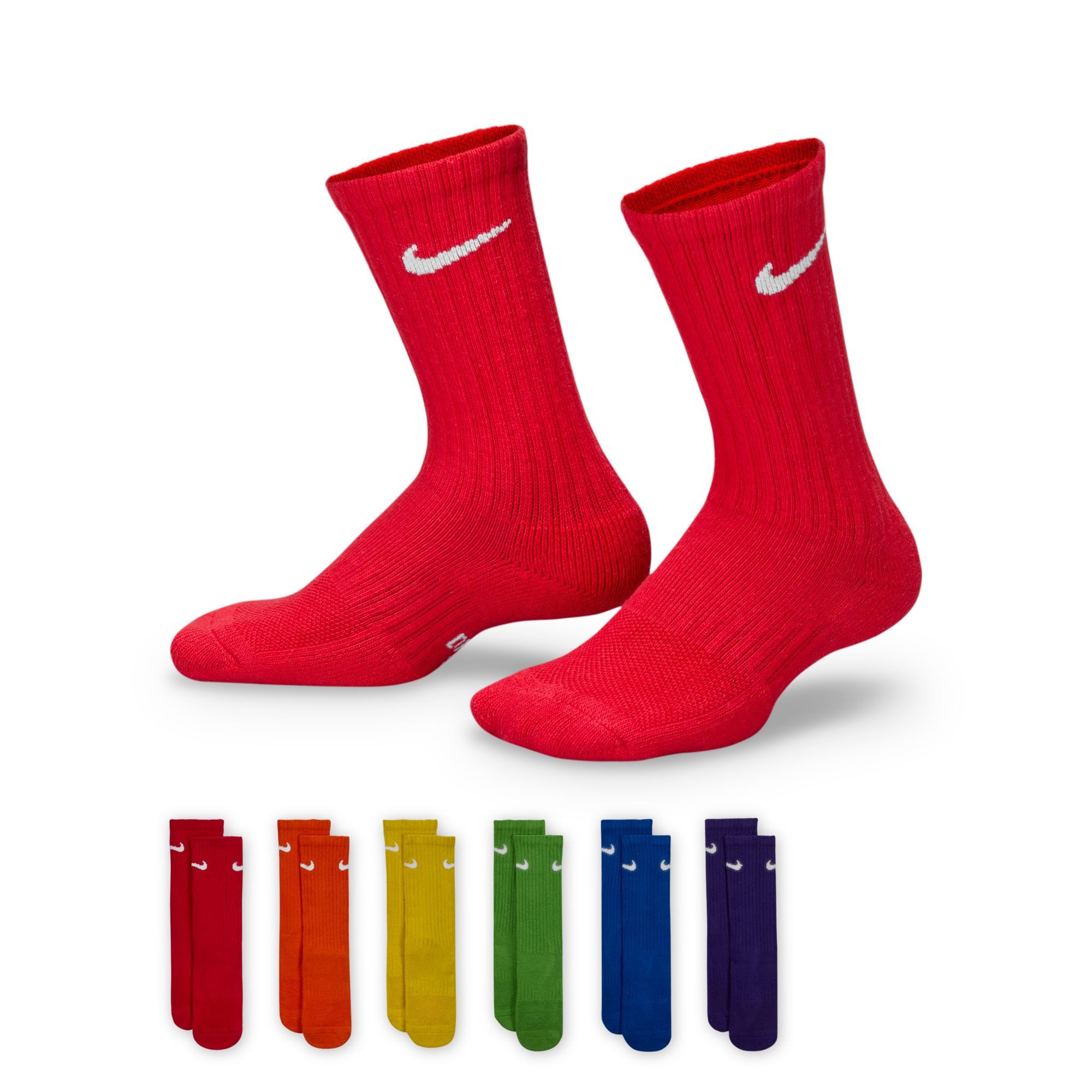 Nike Funktionssocken Y NK EVERYDY CUSH CREW 6PR 108 Für Kinder und Jugendliche