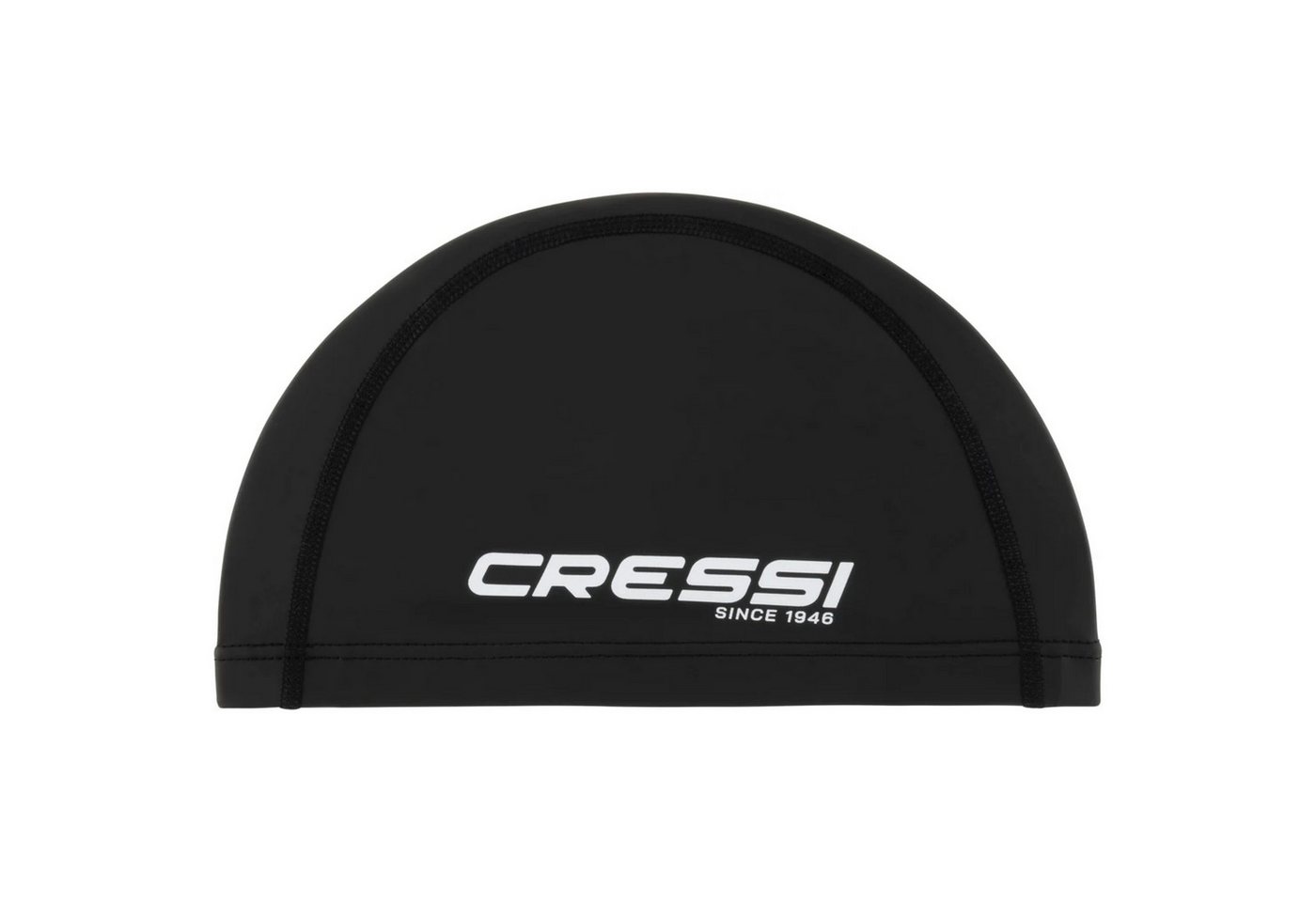 Cressi Badekappe Senna Swim Cap - Schwimmkappe - Black/White