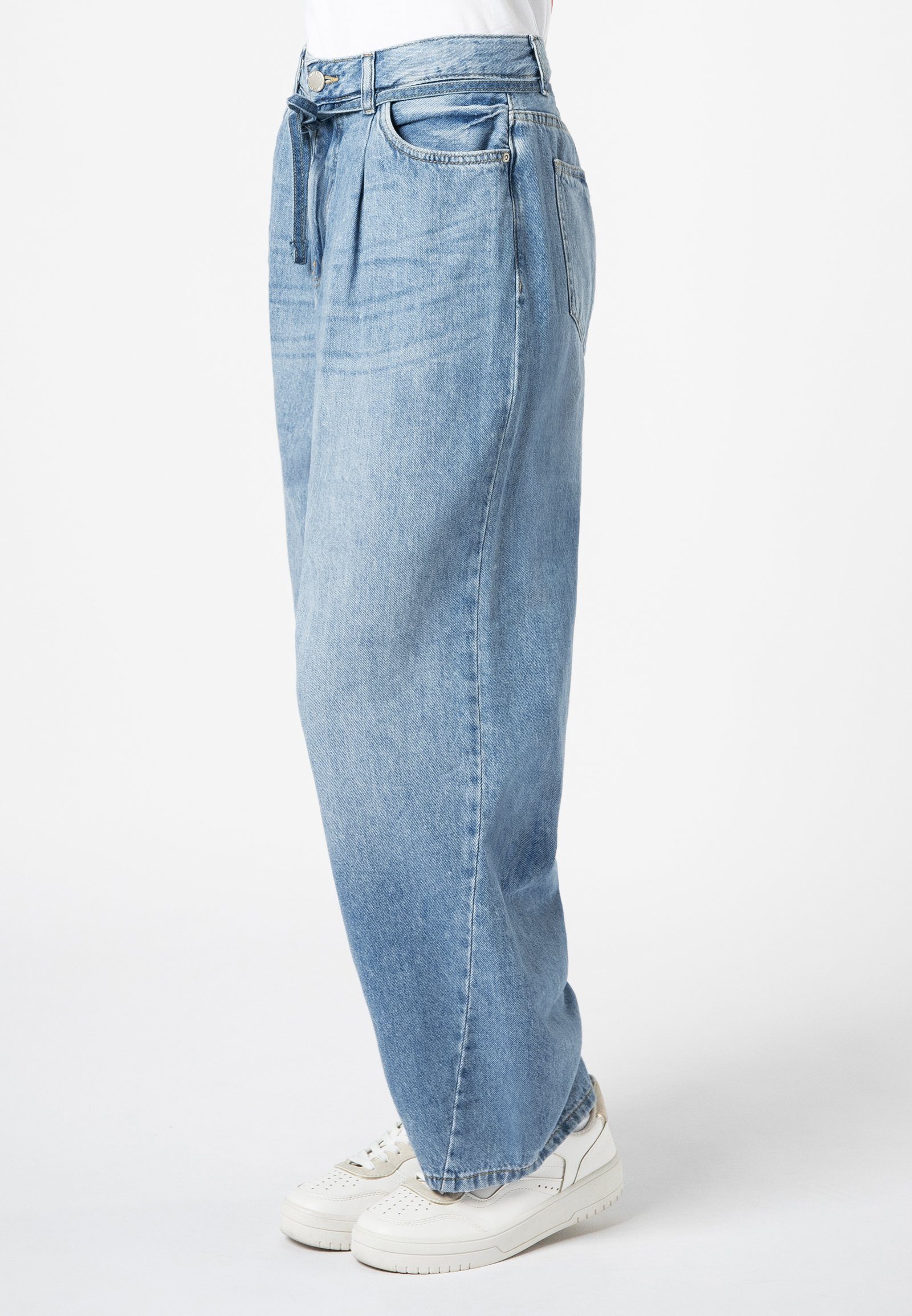 SUBLEVEL Eight2Nine light-blue Barrel-Fit Jeans Loose-fit-Jeans