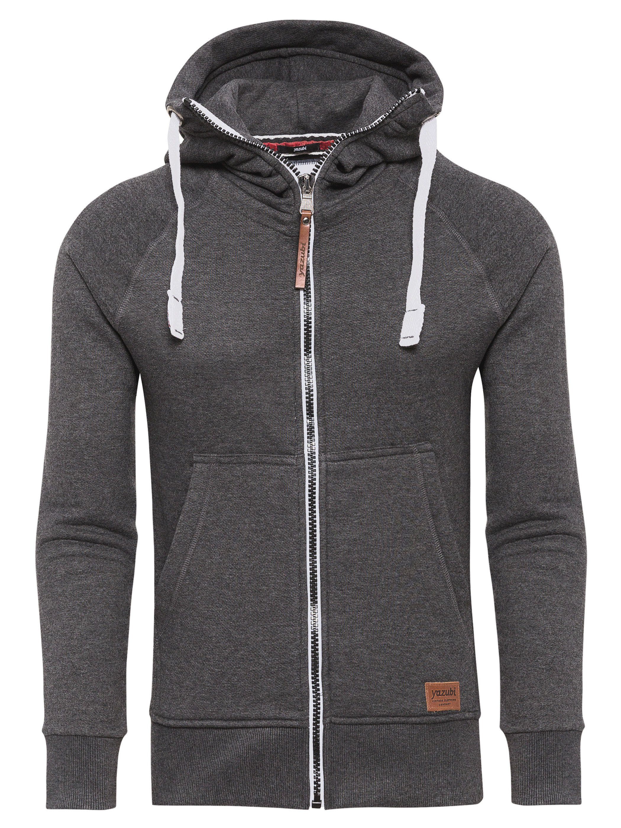 Yazubi Kapuzensweatjacke Jacob Zip Hoodie mit Kapuze