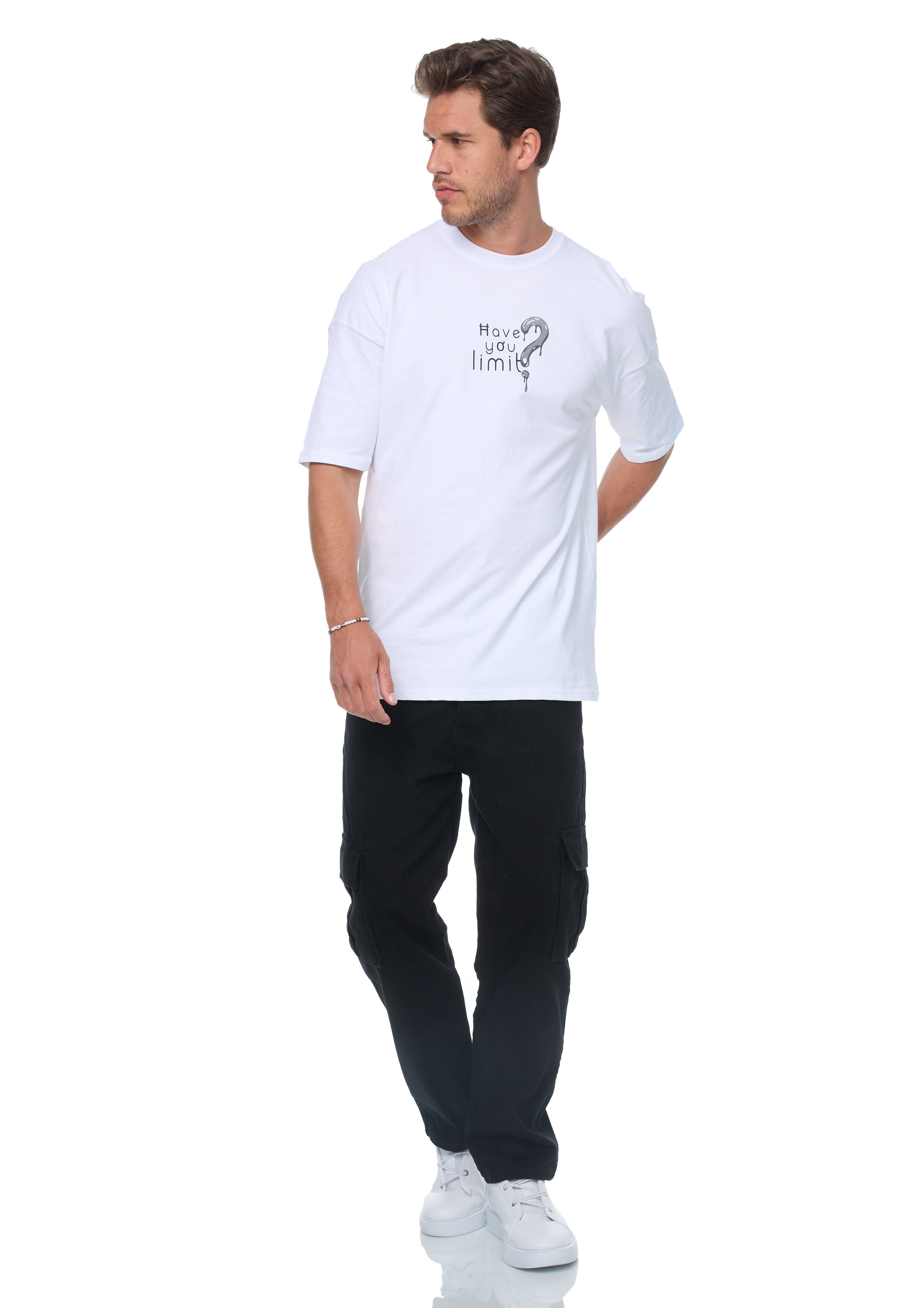 Denim Distriqt Cargohose Herren Baggy- Fit günstig online kaufen