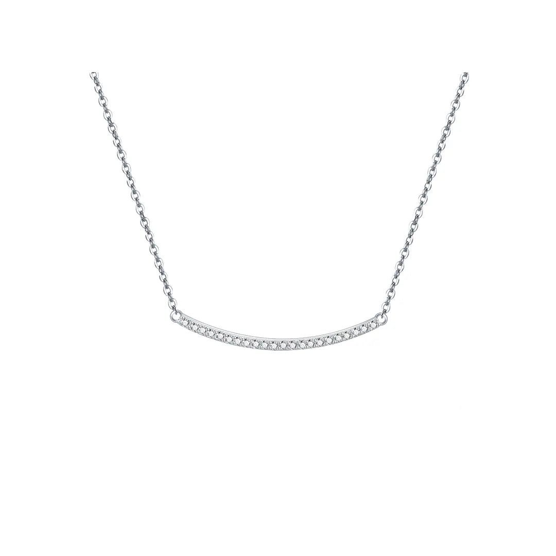 Kette mit Anhänger Suzan Gold® 925 Silber Halskette vergoldet für Damen, Zarte Kette mit