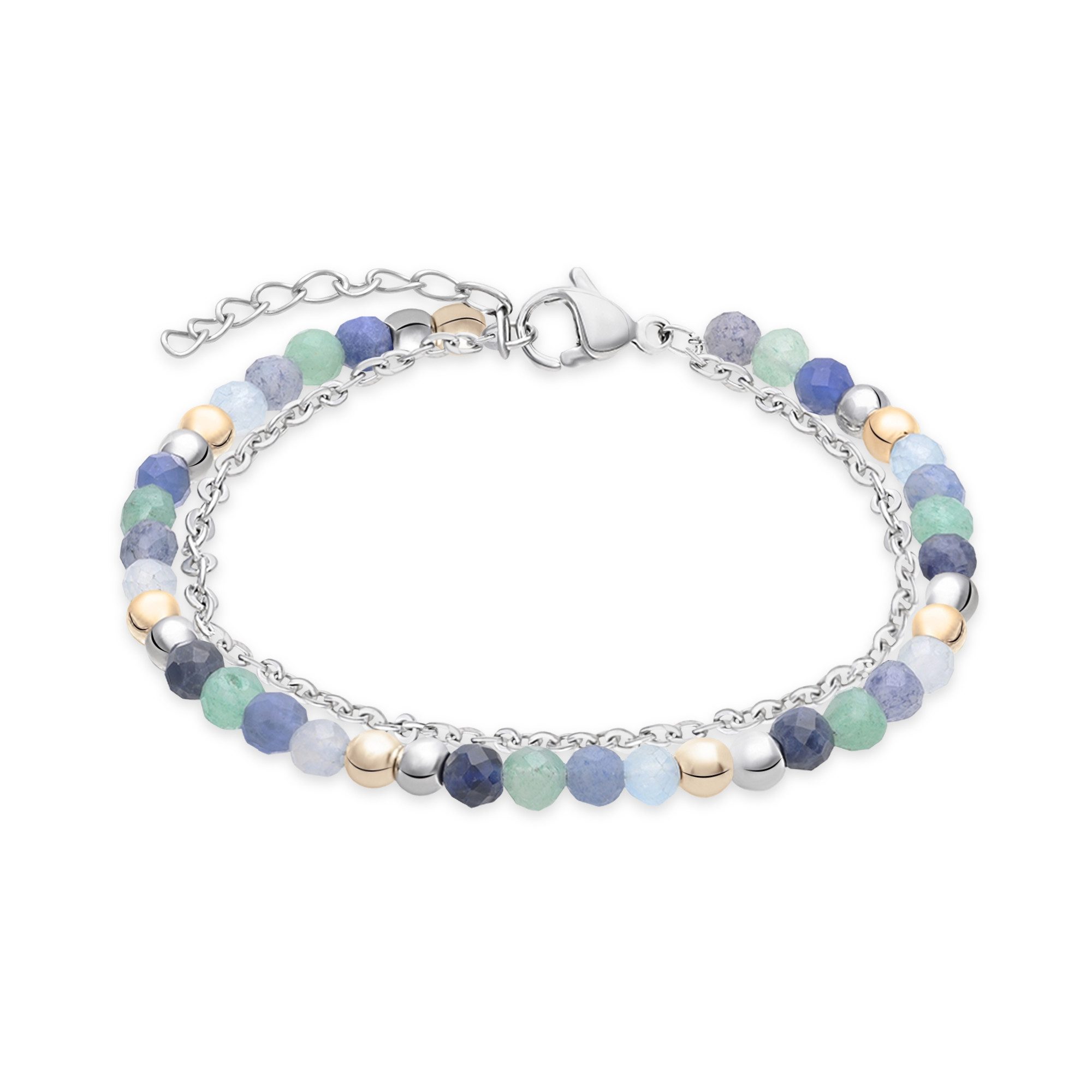 s.Oliver Fußkette Colorful Beads, mit Glasperle