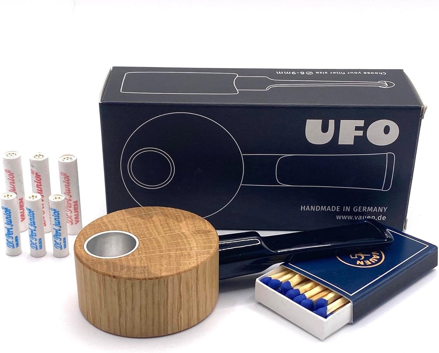 Handpfeife Pfeifen Set Edition Ufo 2 Eiche Neuheit 2025 made in Germany