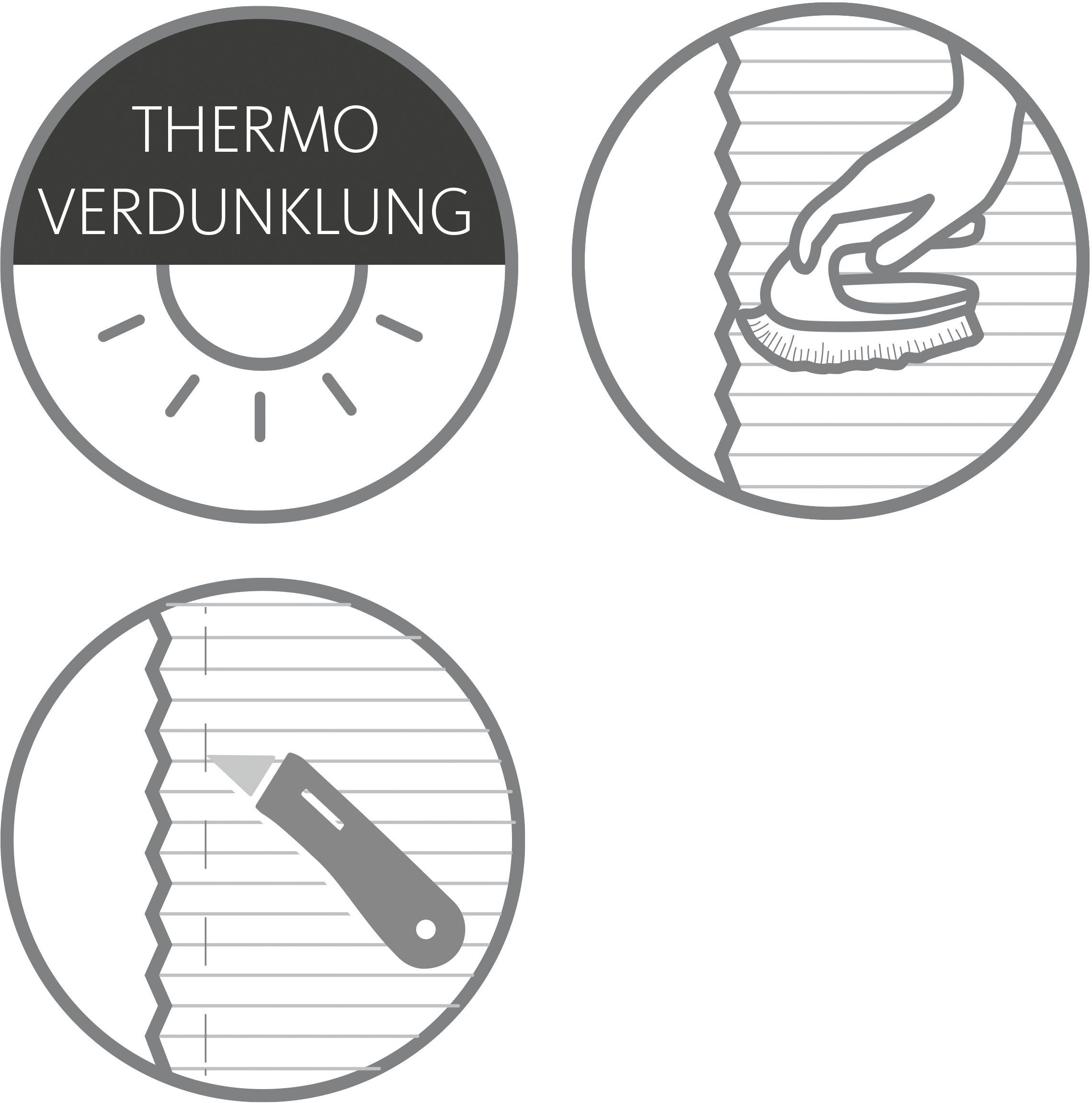 SCHÖNER WOHNEN-Kollektion Wabenplissee Thermo Sina, verdunkelnd, mit Bohren, verspannt, verschraubt, verschraubt, energiesparend, Thermo Rückseite, schallabsorbierend