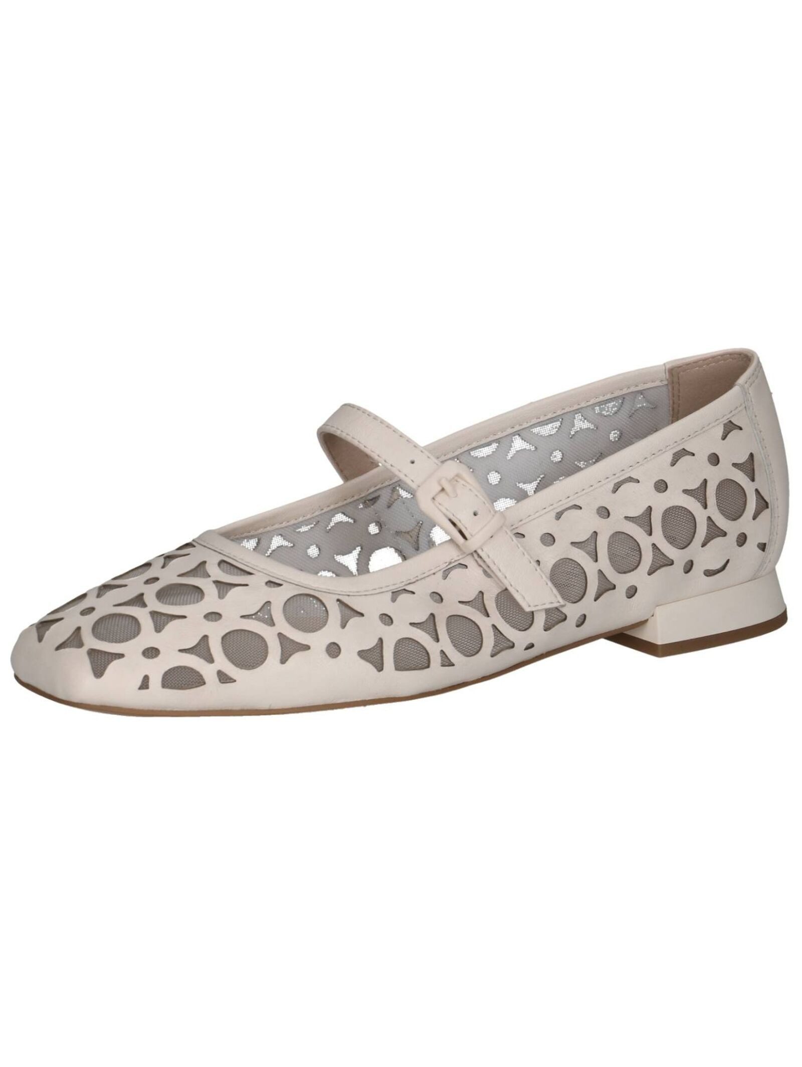 Ballerinas Leder . Riemchenballerina