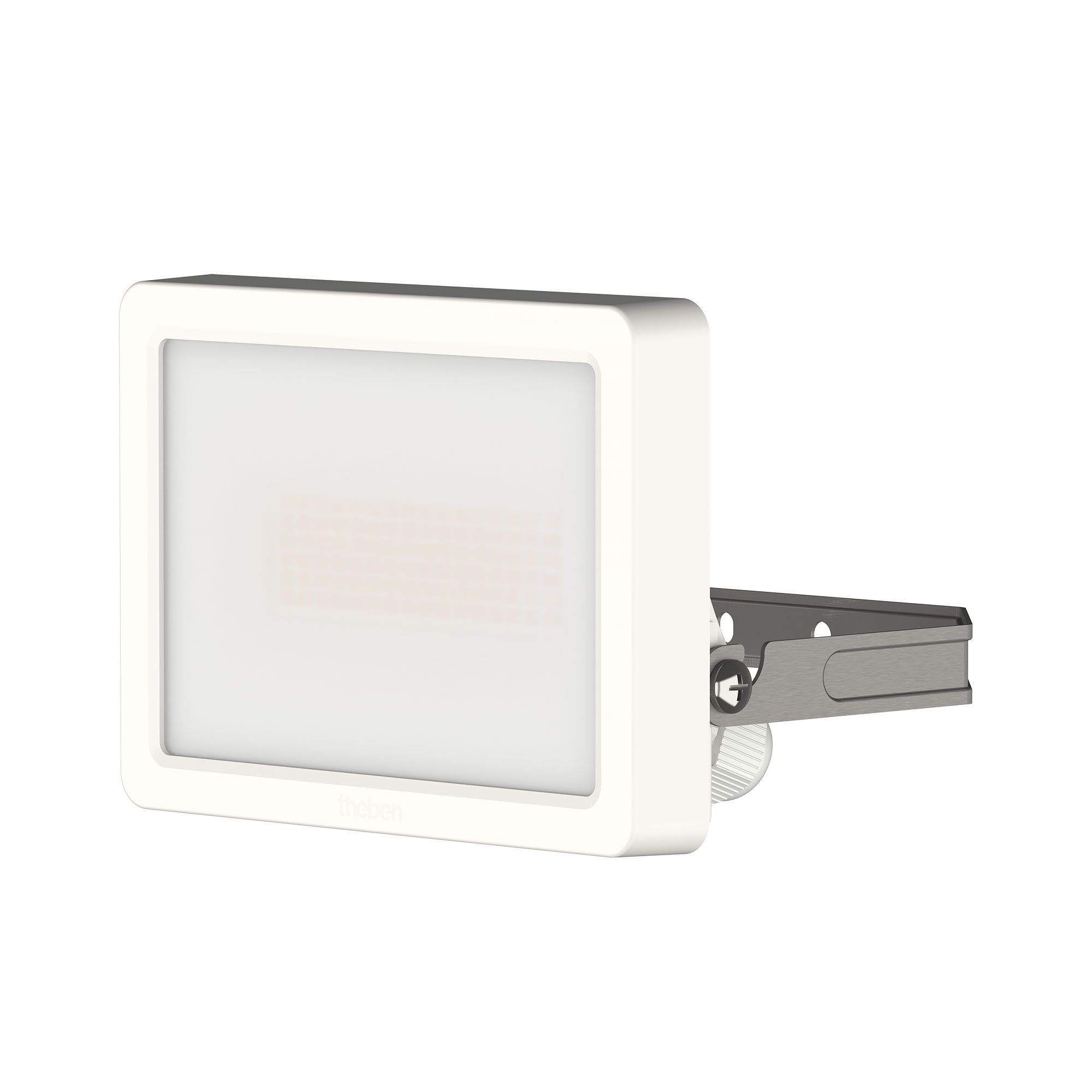 theben LED Flutlichtstrahler theLeda B20 dual WH, 20W LED Außenstrahler, 2850lm, 3000K/4000K umschaltbar, IP65