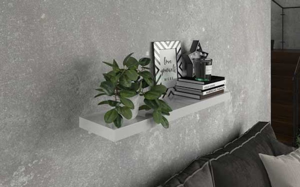 Feldmann-Wohnen Wandregal Andrea, 1-tlg., 60x26x5cm weiß günstig online kaufen