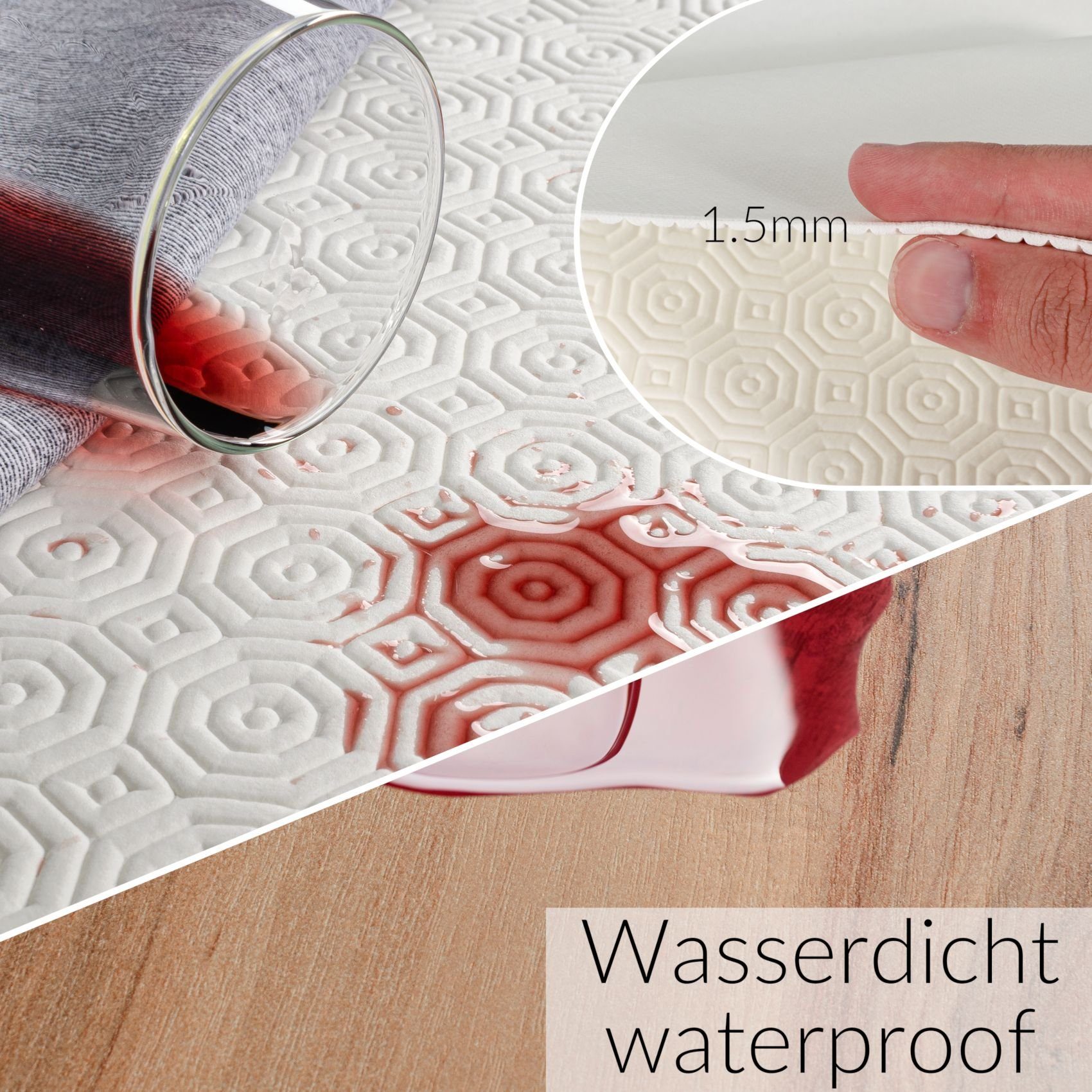 ANRO Tischdecke Tischschoner Schutzauflage für Tisch Schutzmatte Tischpolst günstig online kaufen