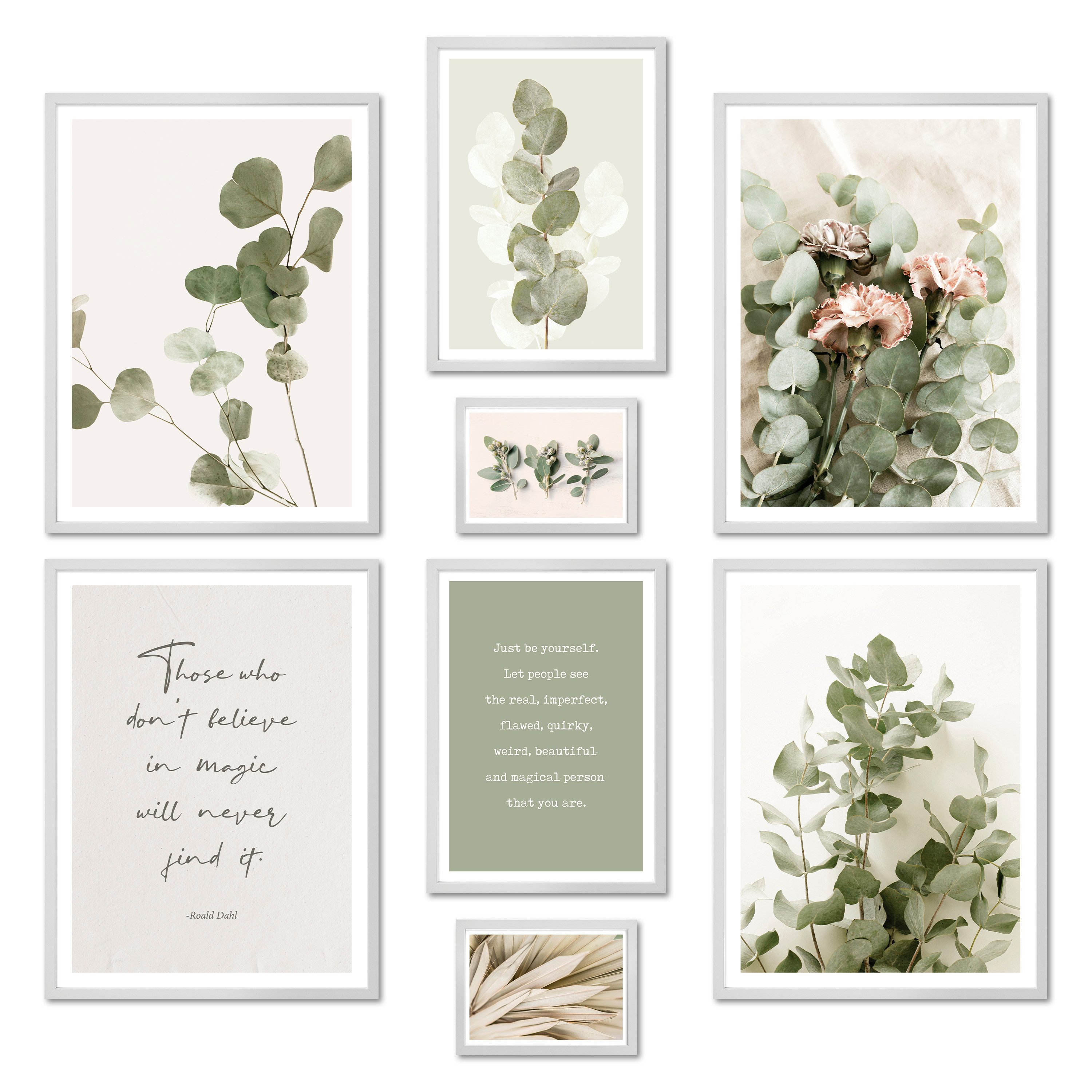 ARTFAVES Bilder-Collage Poster Set - EUCALYPTUS günstig online kaufen