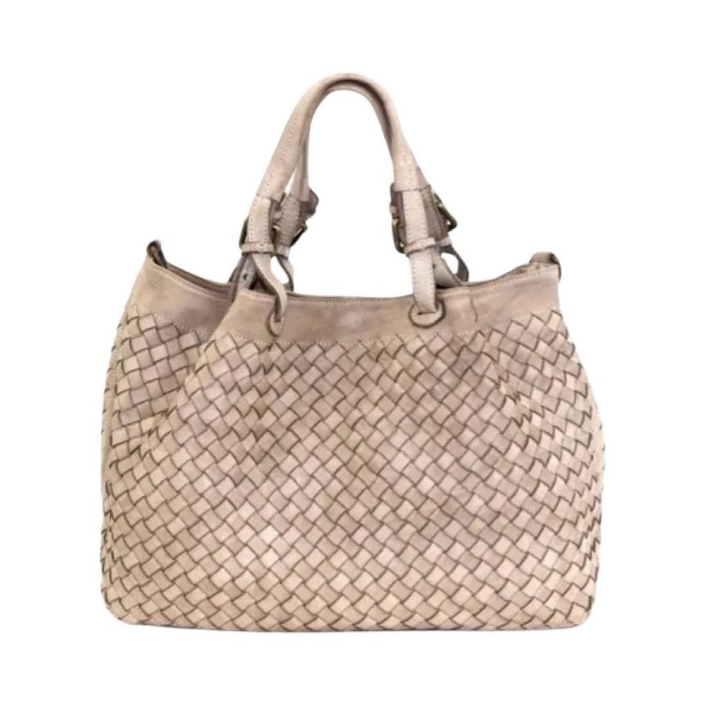 BZNA Handtasche Ronja Designer Umhängetasche Shopper, geflochtenes Leder günstig online kaufen