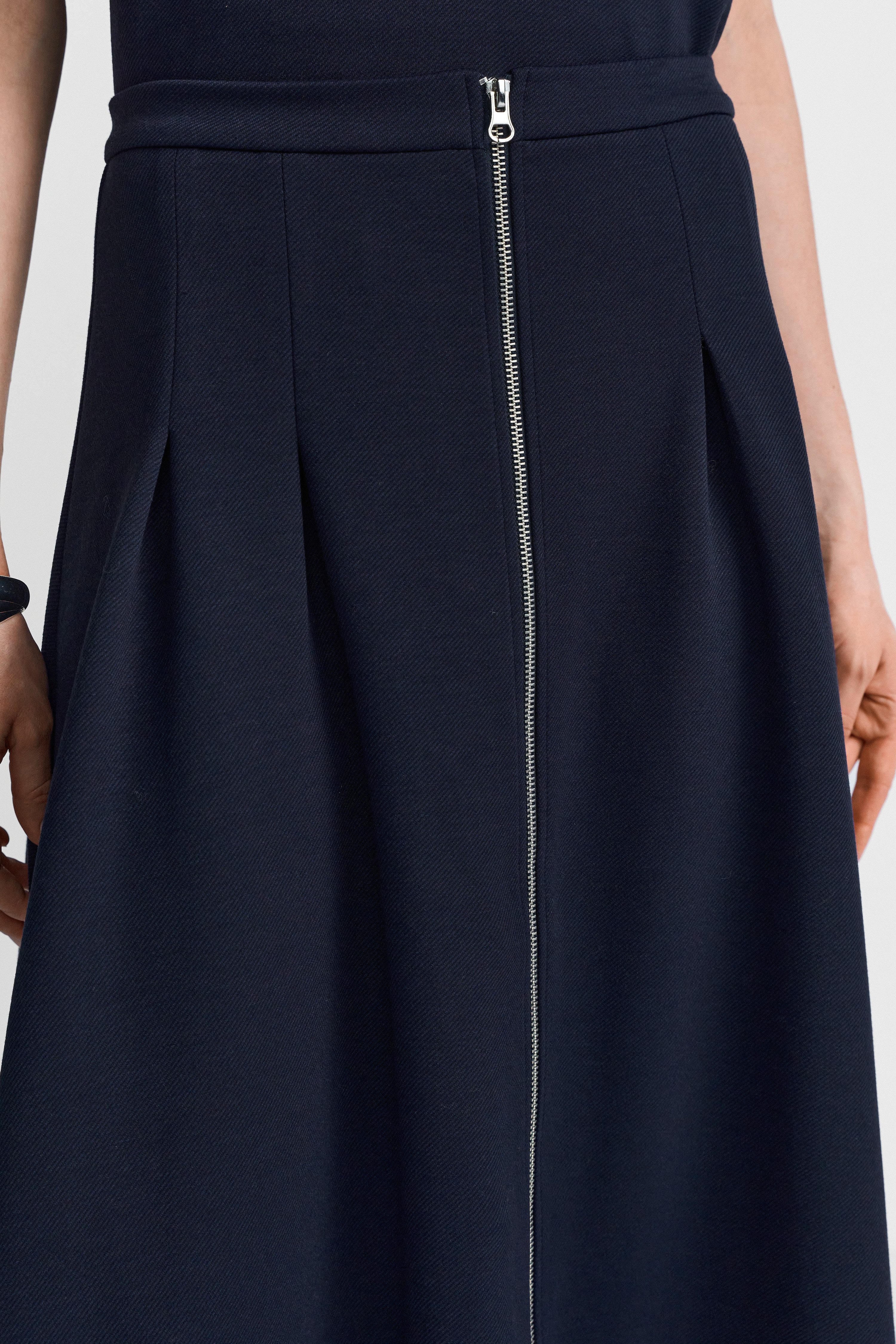 RICHROYAL Jerseyrock mit 2-Wege-Reißverschluss günstig online kaufen