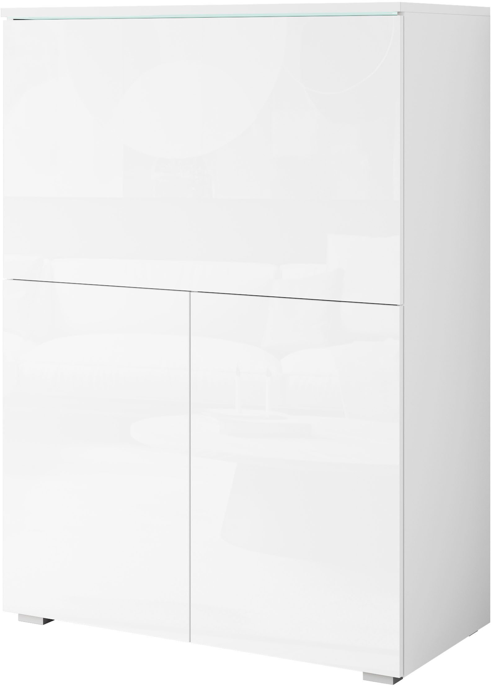 INOSIGN PC-Schrank Vera, Sekretär, Home-Office-Schreibtisch mit LED-Beleuch günstig online kaufen