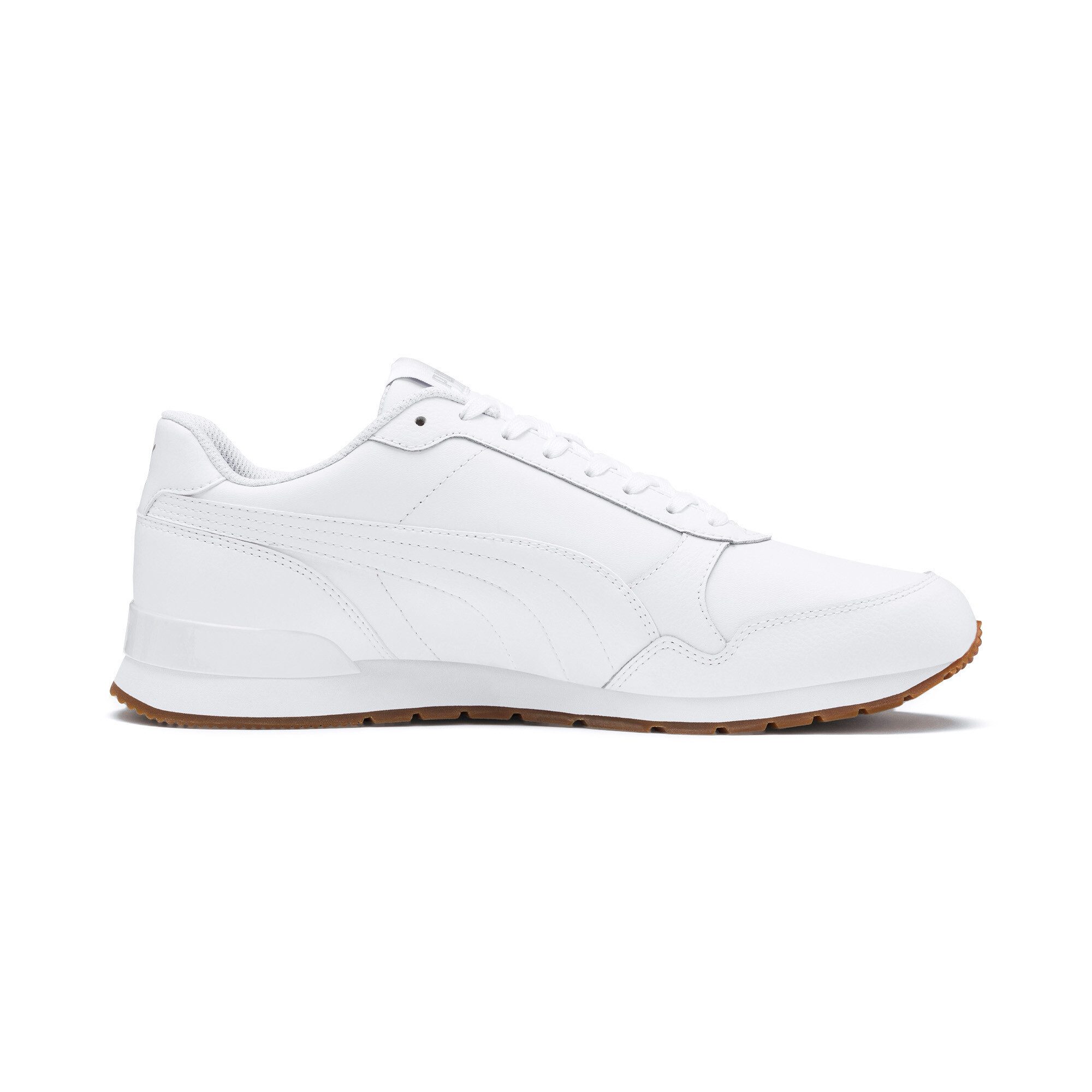 PUMA ST RUNNER V2 FULL L Sneaker mit Schnürverschluss, mit SOFTFOAM+ Dämpfungstechnologie, aus Leder