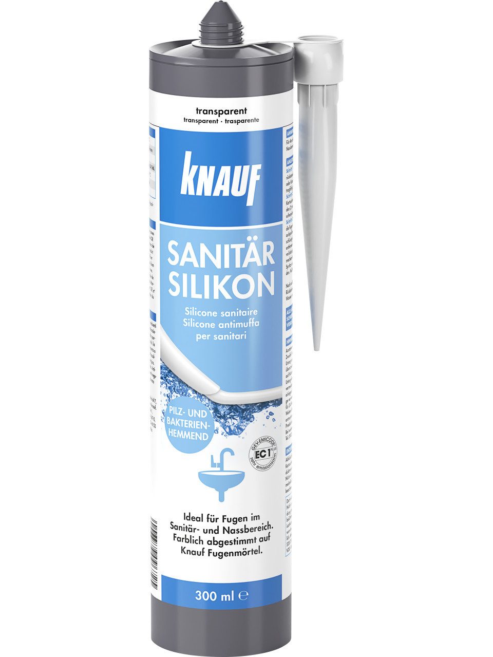 KNAUF Silikon Knauf Sanitär Silikon transparent 300 ml