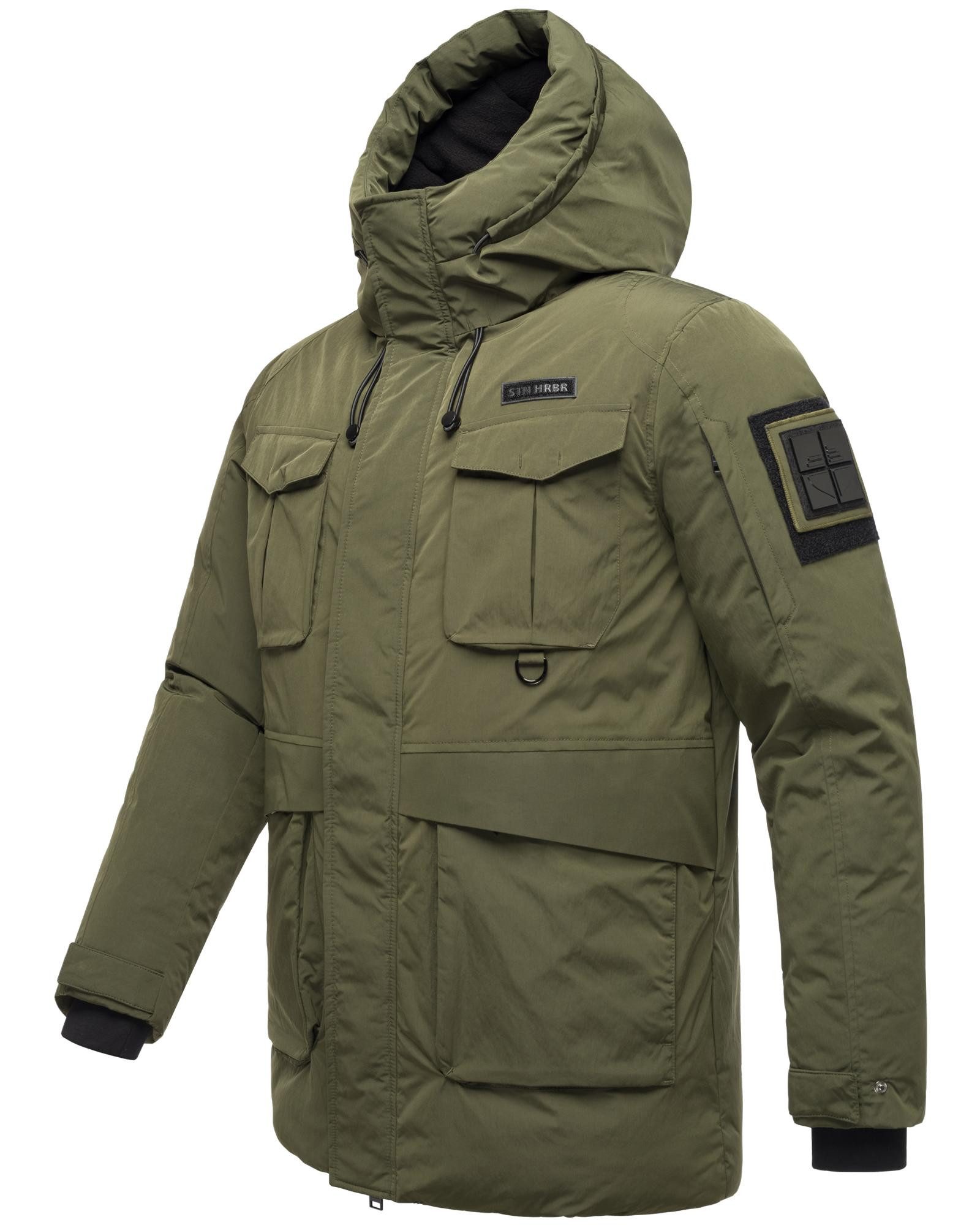 Stone Harbour Winterjacke Edriik XX Warm gefütterte kurze Herren Jacke für den Winter