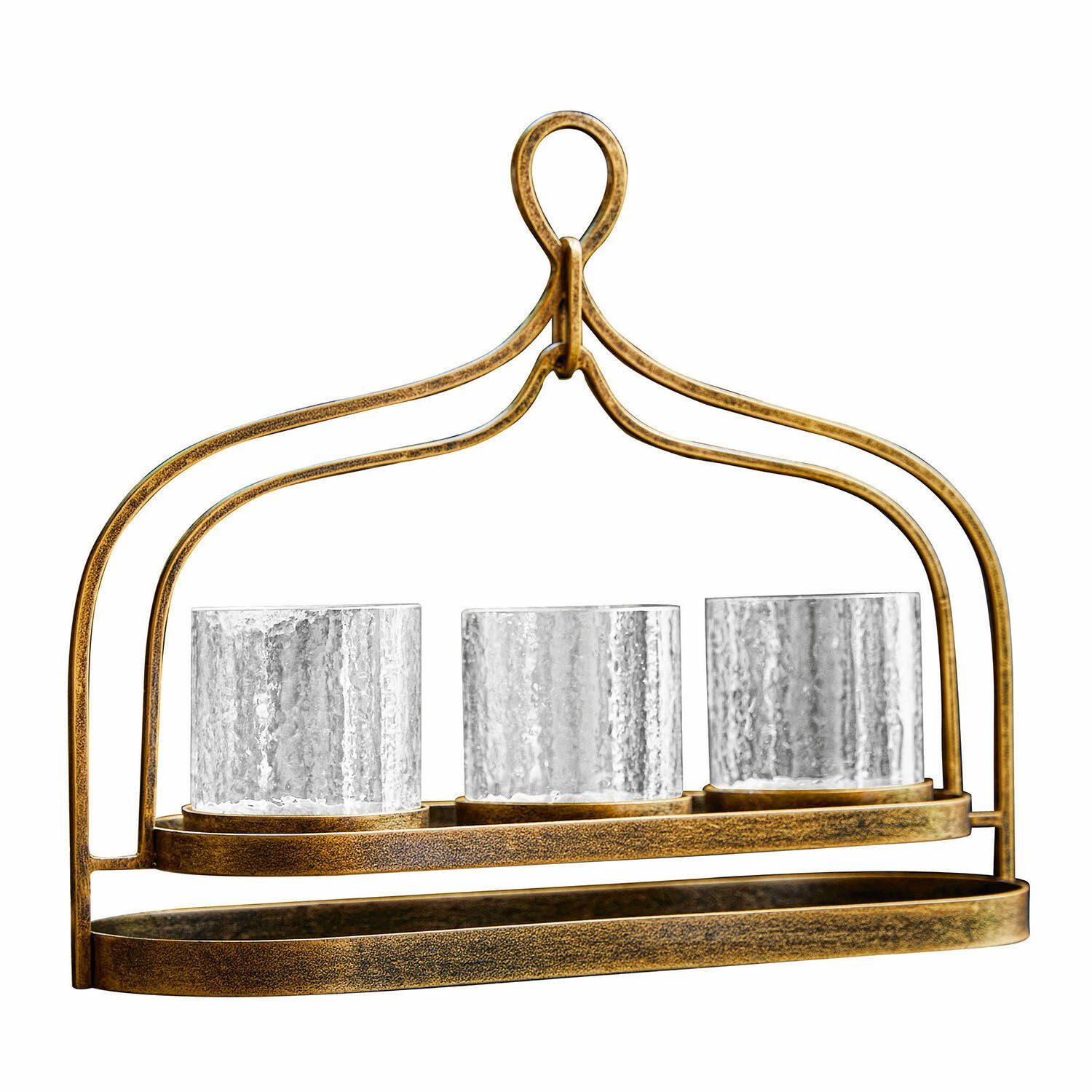 Mirabeau Kerzenständer Kerzenhalter antikgold günstig online kaufen