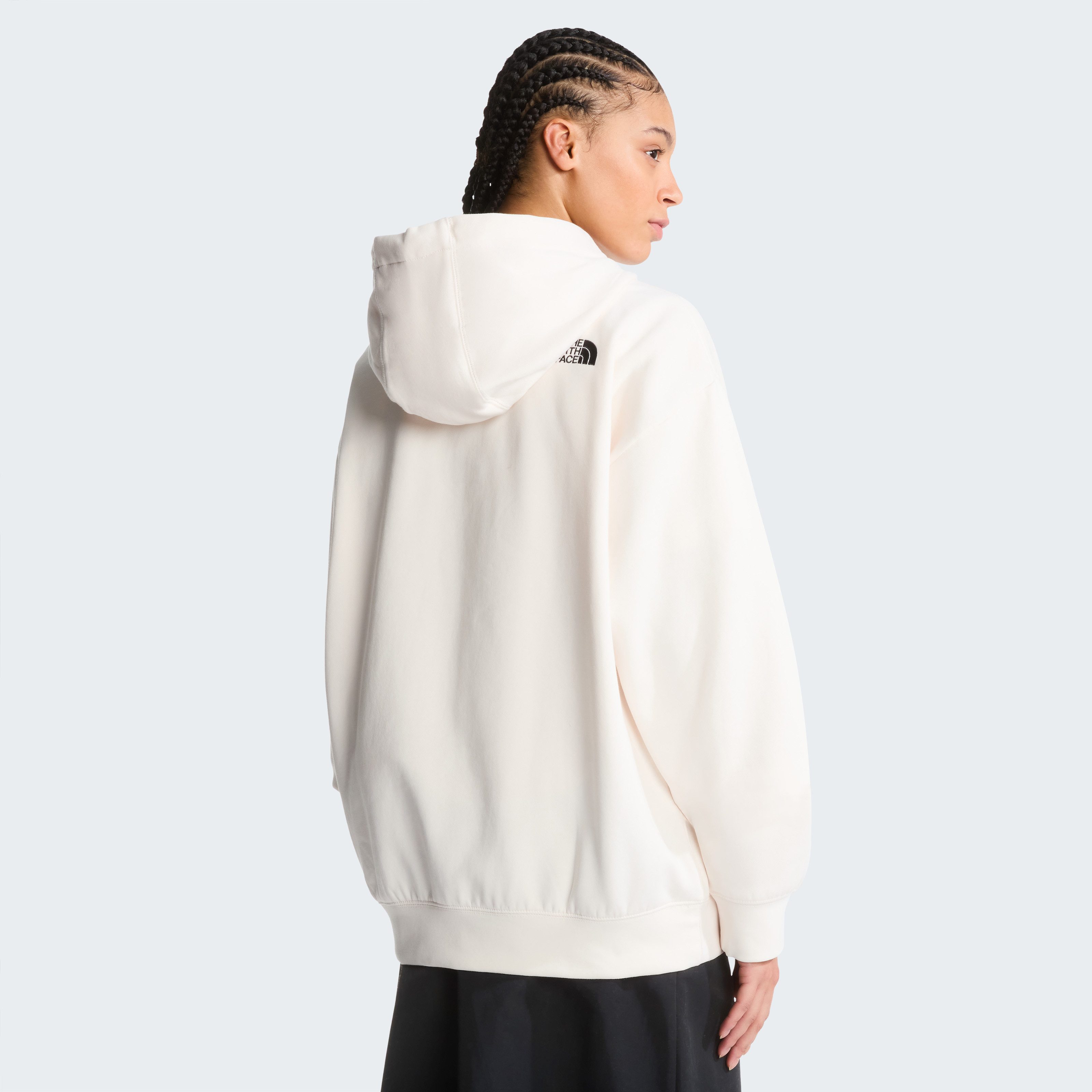 The North Face Kapuzensweatshirt W ESSENTIAL OVERSIZE HOODIE sportlicher Stil, wärmend, mit Kapuze, aus Baumwolle und Polyester