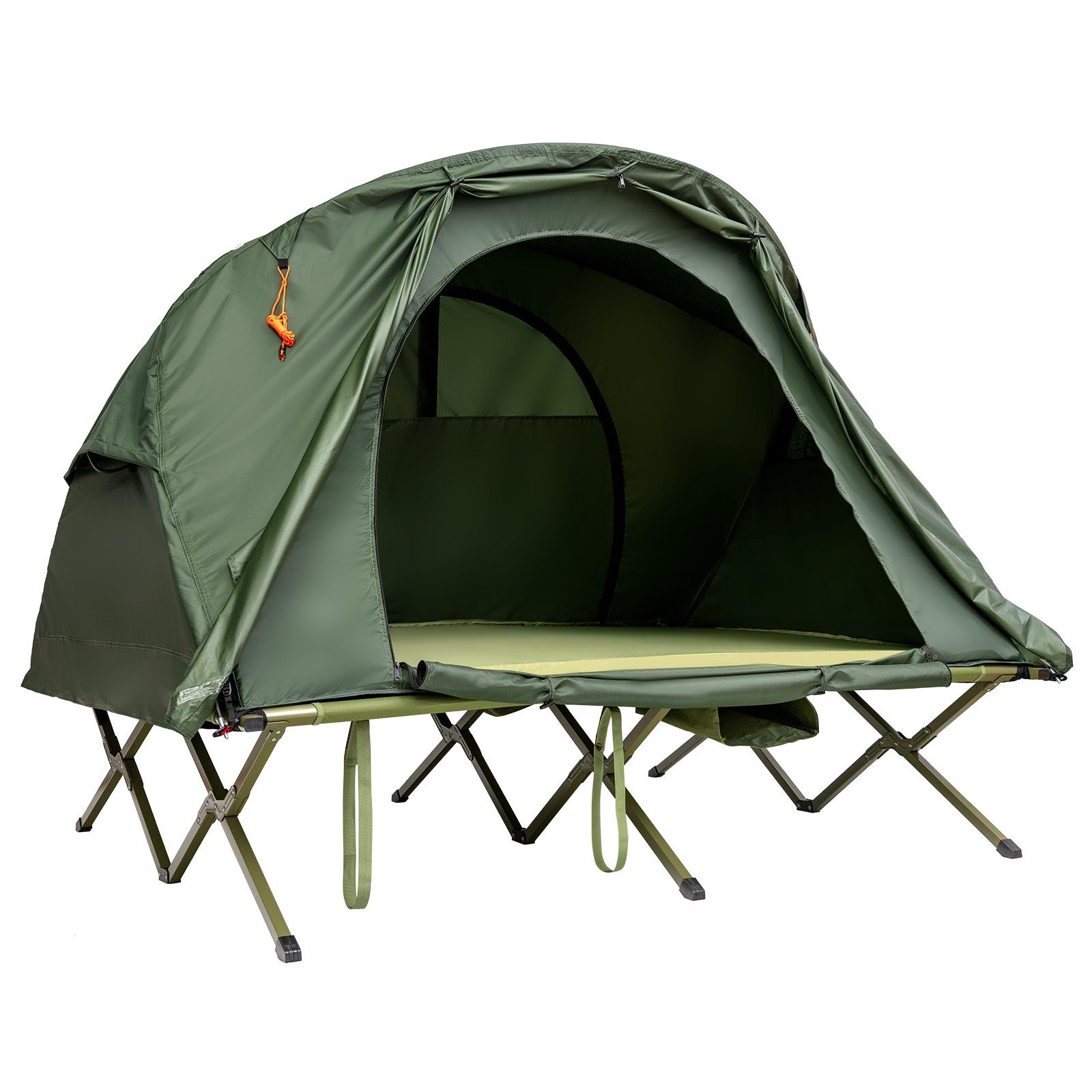 COSTWAY Kuppelzelt Campingzelt, Feldbett, 4 in günstig online kaufen