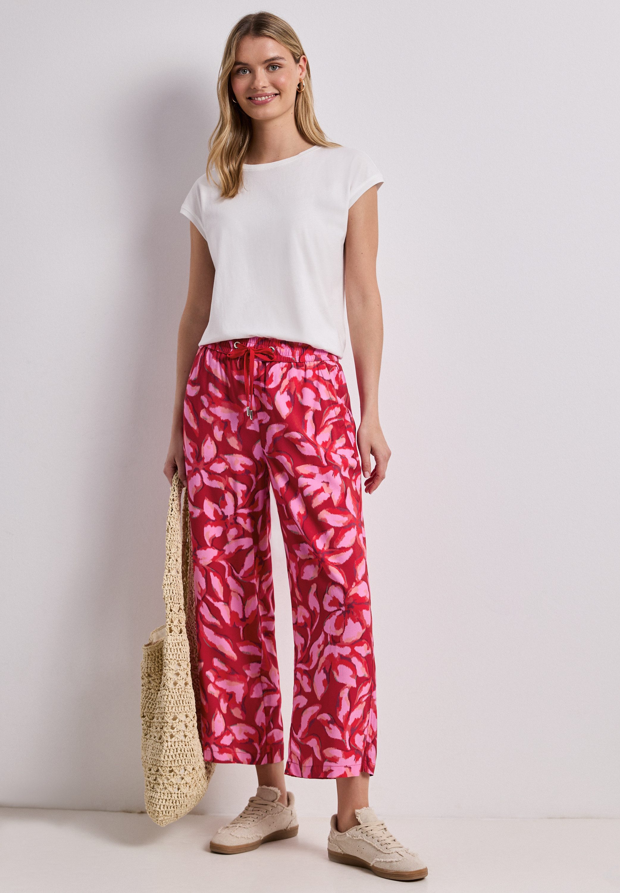 STREET ONE Stoffhose mit Wide Legs
