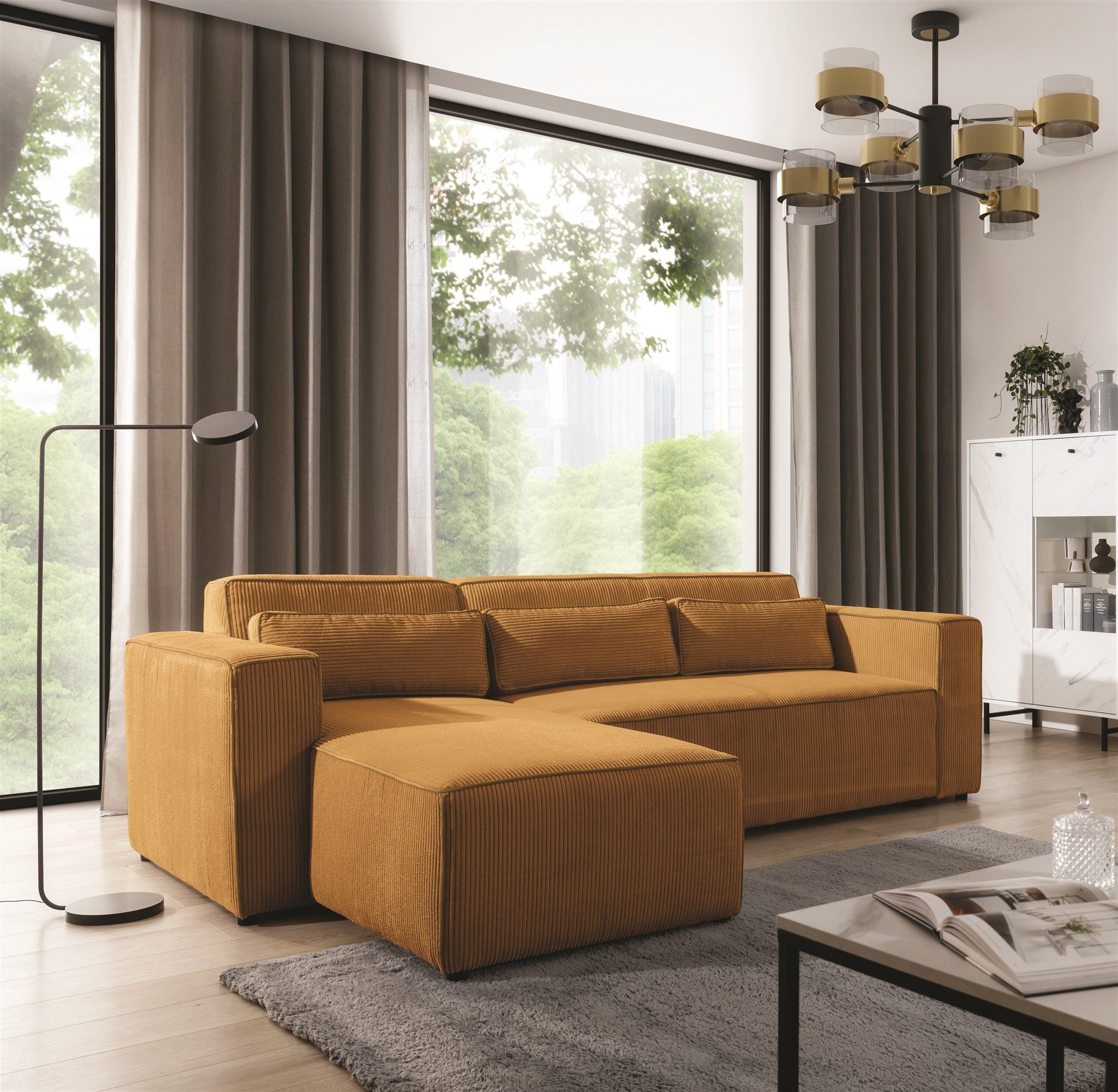 Fun Möbel Ecksofa Schlafsofa WALDO in günstig online kaufen