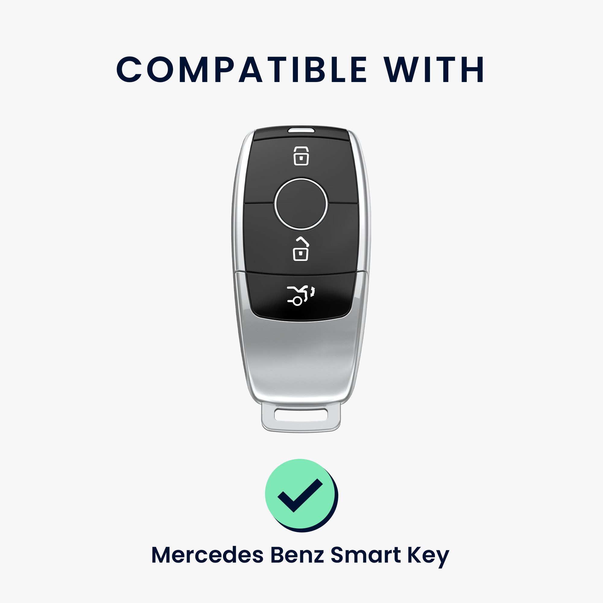 kwmobile Schlüsseltasche Autoschlüssel Hülle kompatibel mit Mercedes Benz S günstig online kaufen
