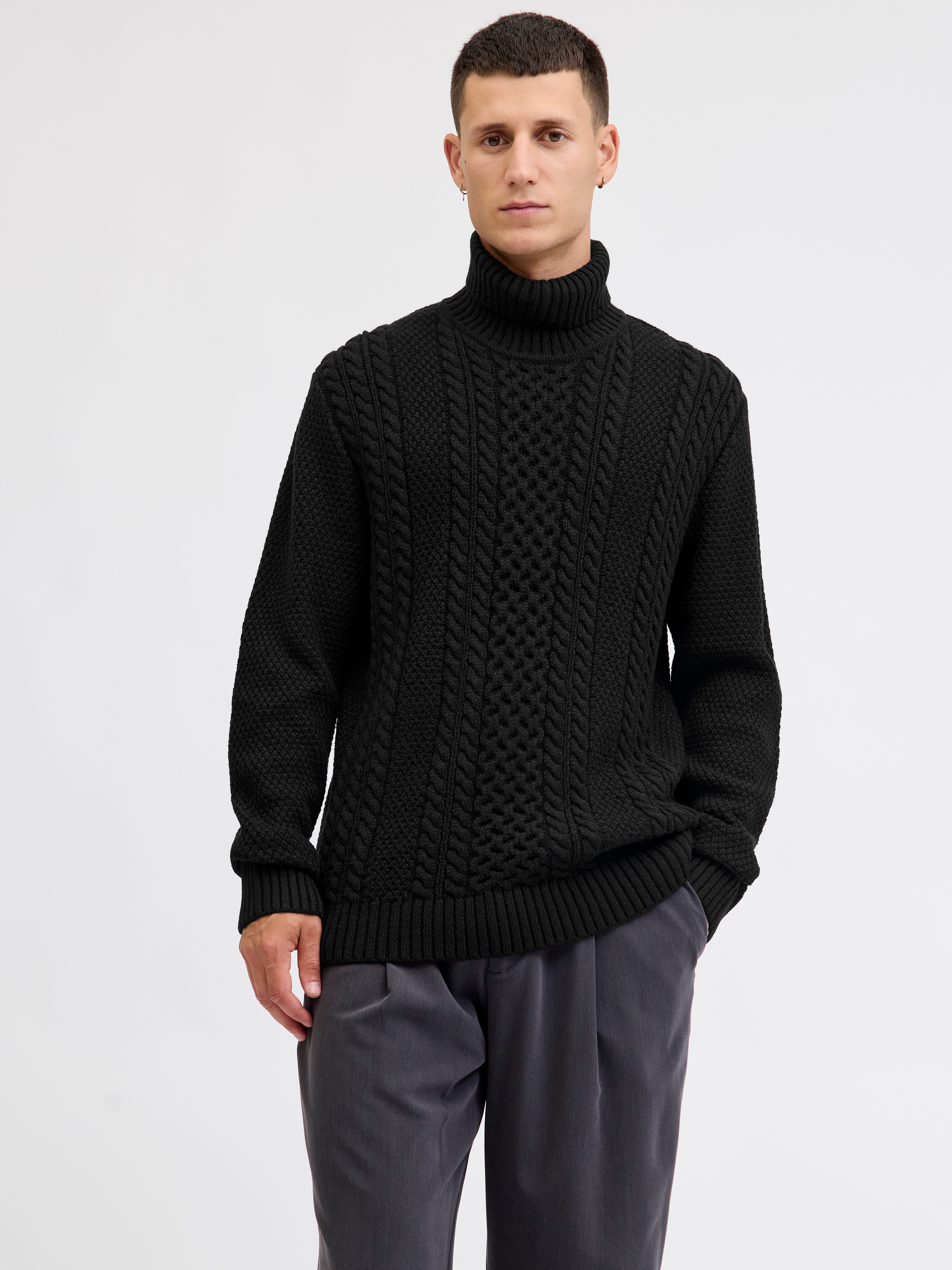 Jack & Jones Rollkragenpullover JJPAUL KNIT günstig online kaufen