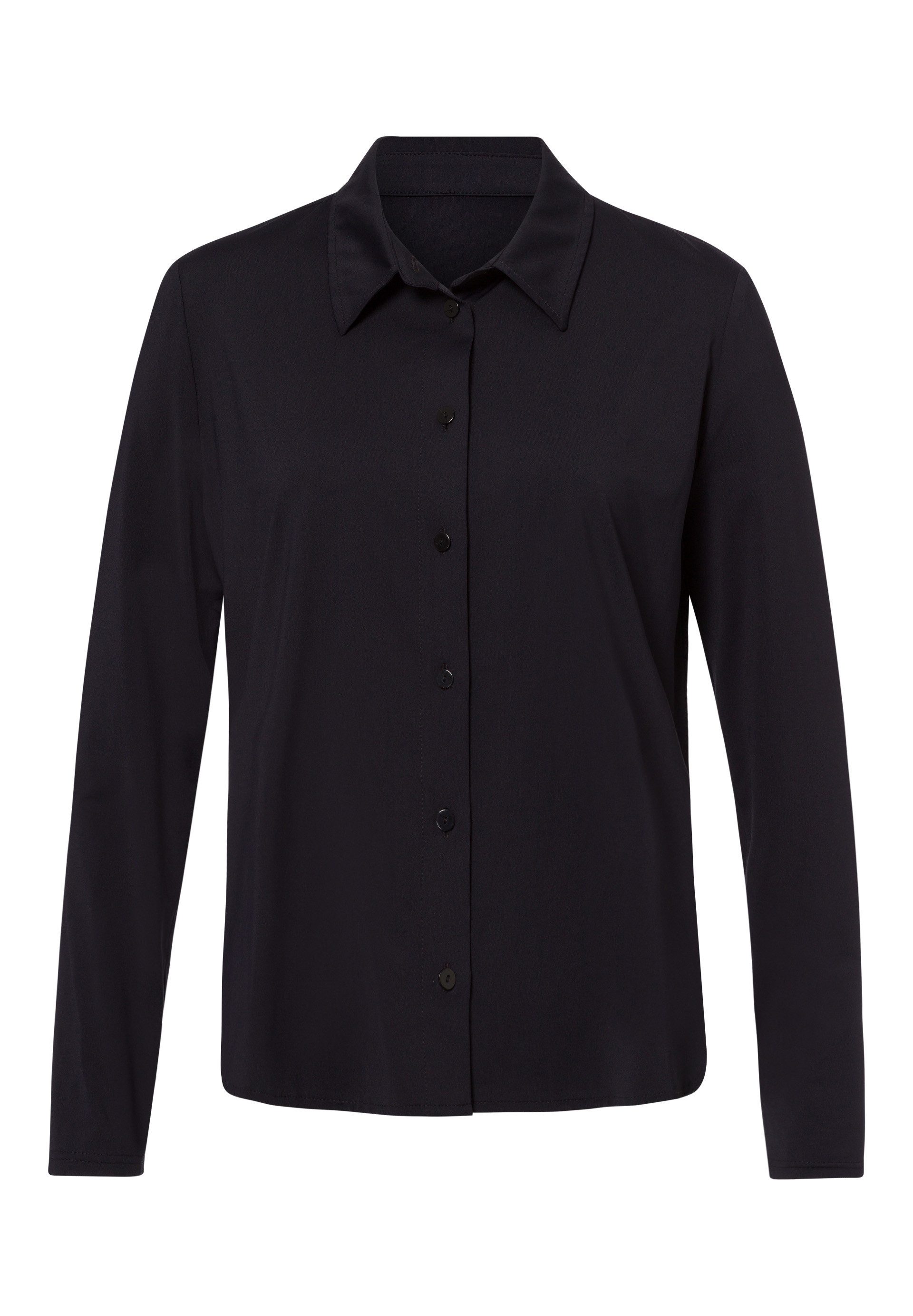 FRANK WALDER Klassische Bluse in Unifarben günstig online kaufen